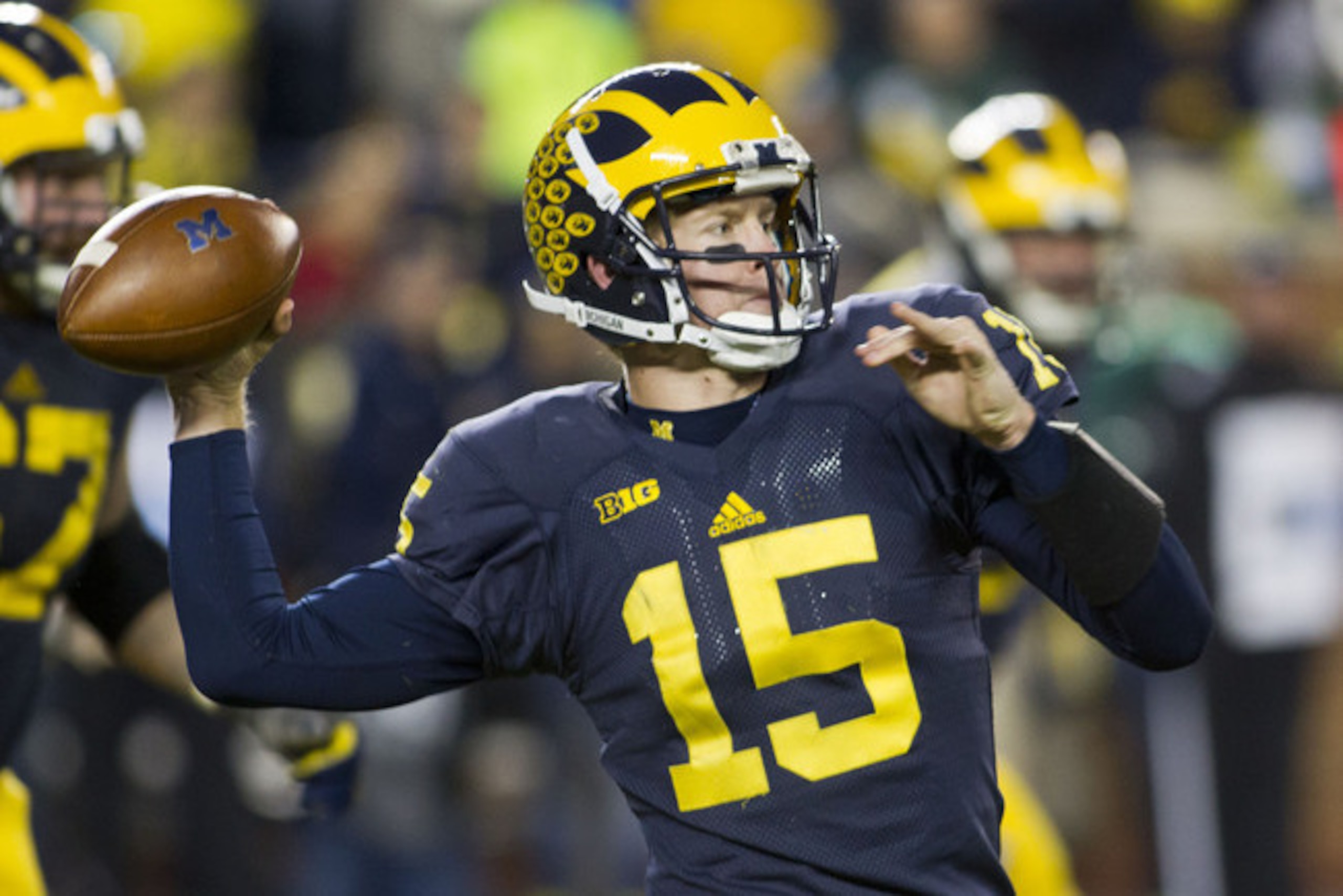 Recently, Michigan has won because of Rudock and not in spite of him.