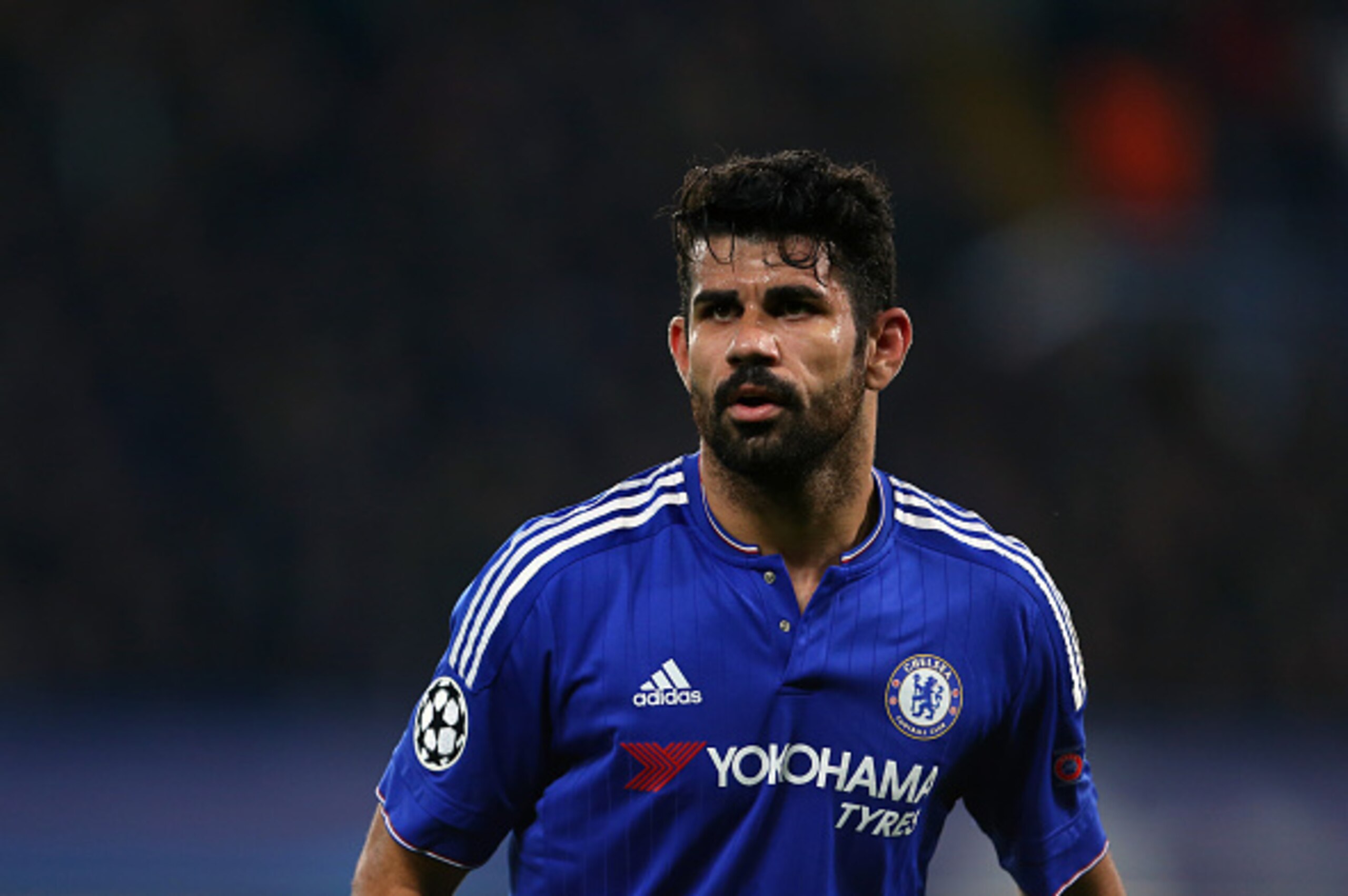 LONDON, ENGLAND - NOVEMBER 04:  Diego Costa of Chelsea during the UEFA Champions League Group G match between Chelsea and Dynamo Kyiv at Stamford Bridge on November 4, 2015 in London, United Kingdom.  (Photo by Catherine Ivill - AMA/Getty Images)