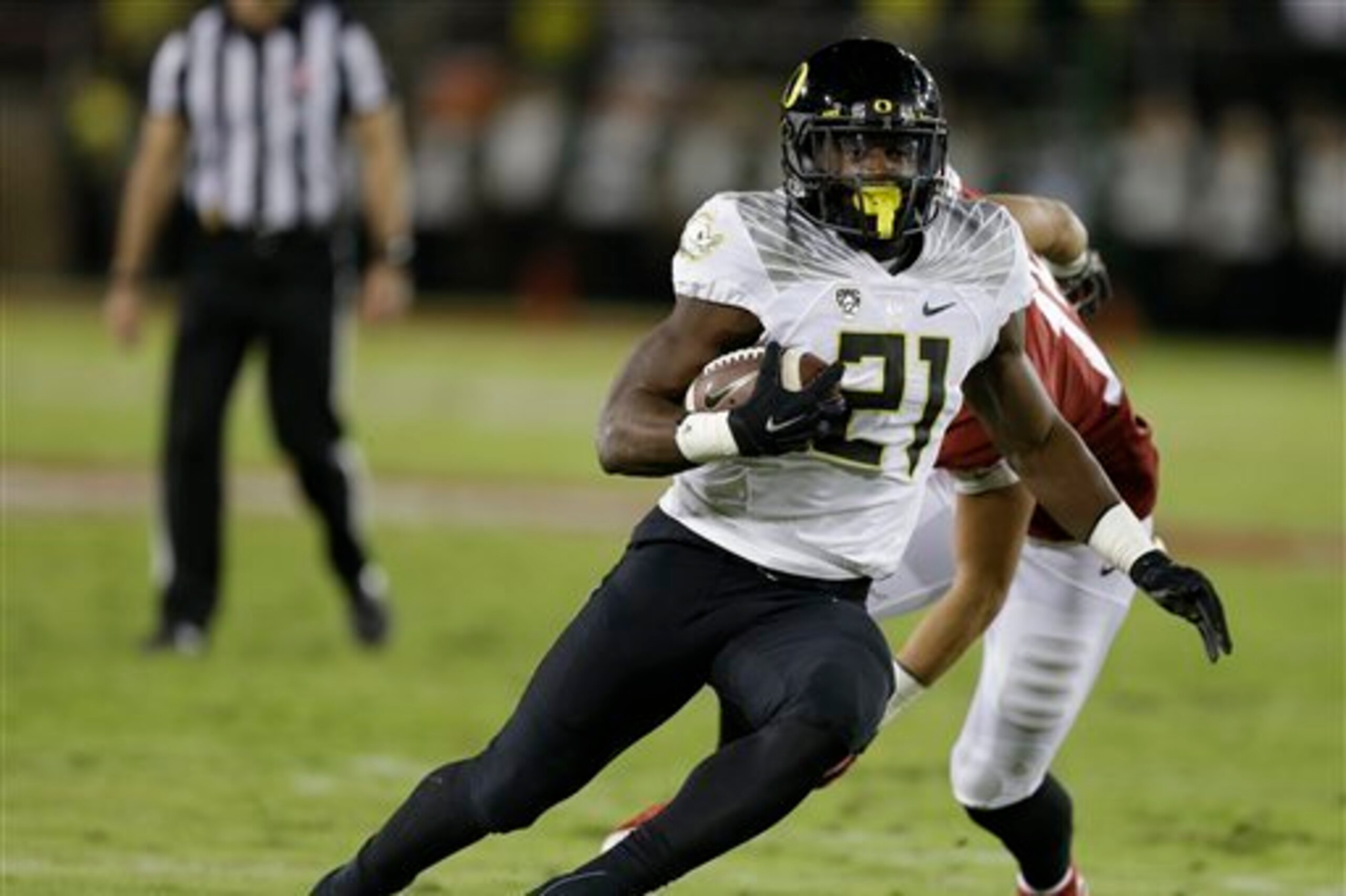 UO running back Royce Freeman.