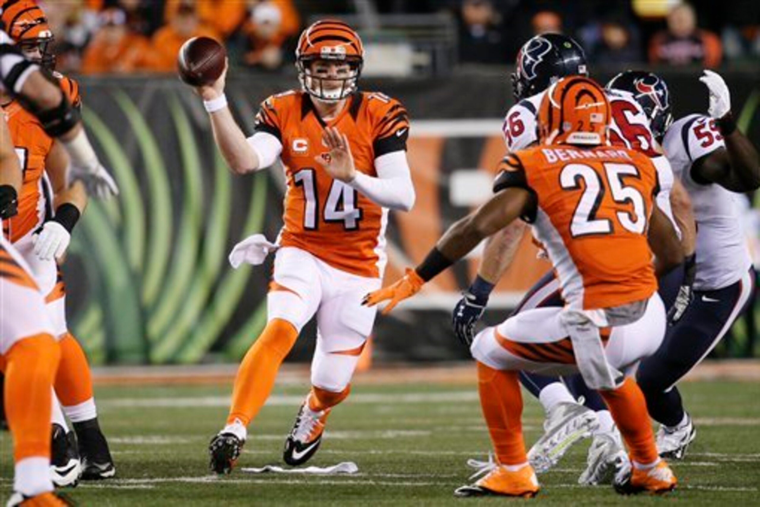 Bernard and the Bengals will exploit a weakness in the Rams defense through his receiving ability.