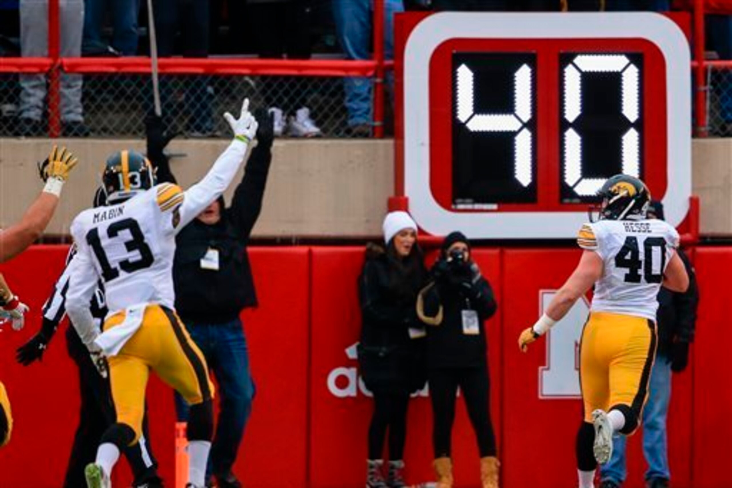Parker Hesse and Iowa made Tommy Armstrong pay for his mistakes Friday.