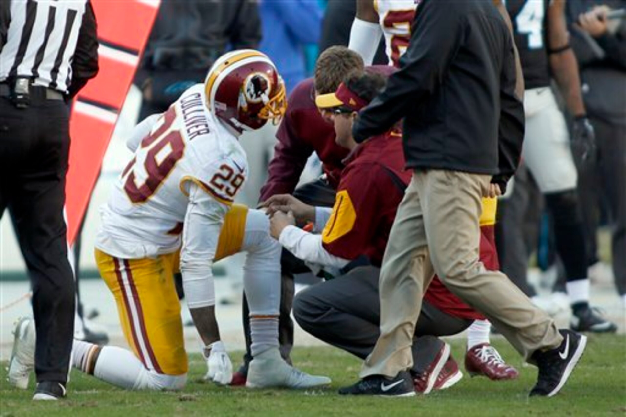 Washington will have to cover Beckham by committee in the wake of Culliver's injury.