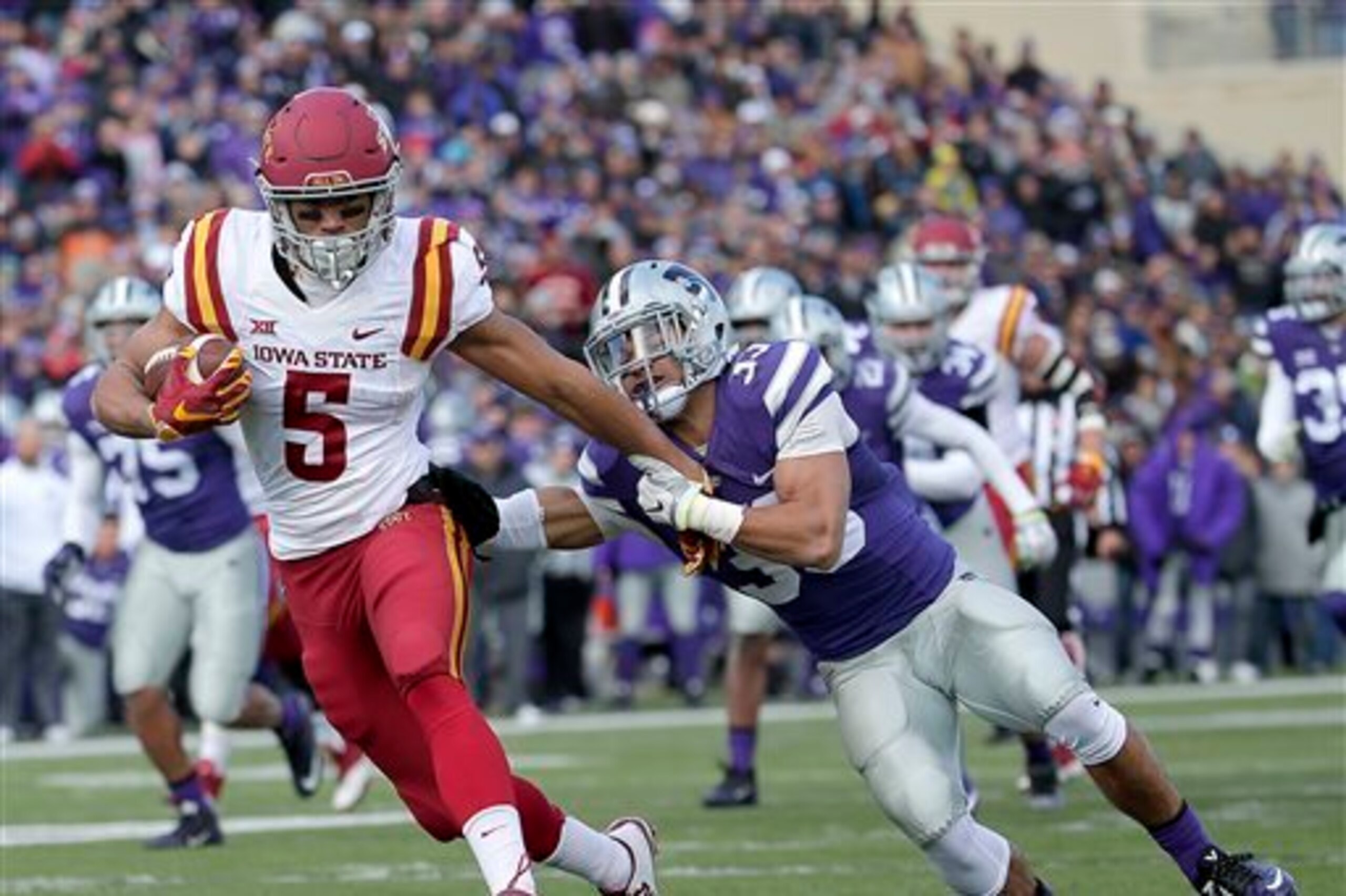 Iowa State receiver Allen Lazard. Iowa State receiver Allen Lazard.
