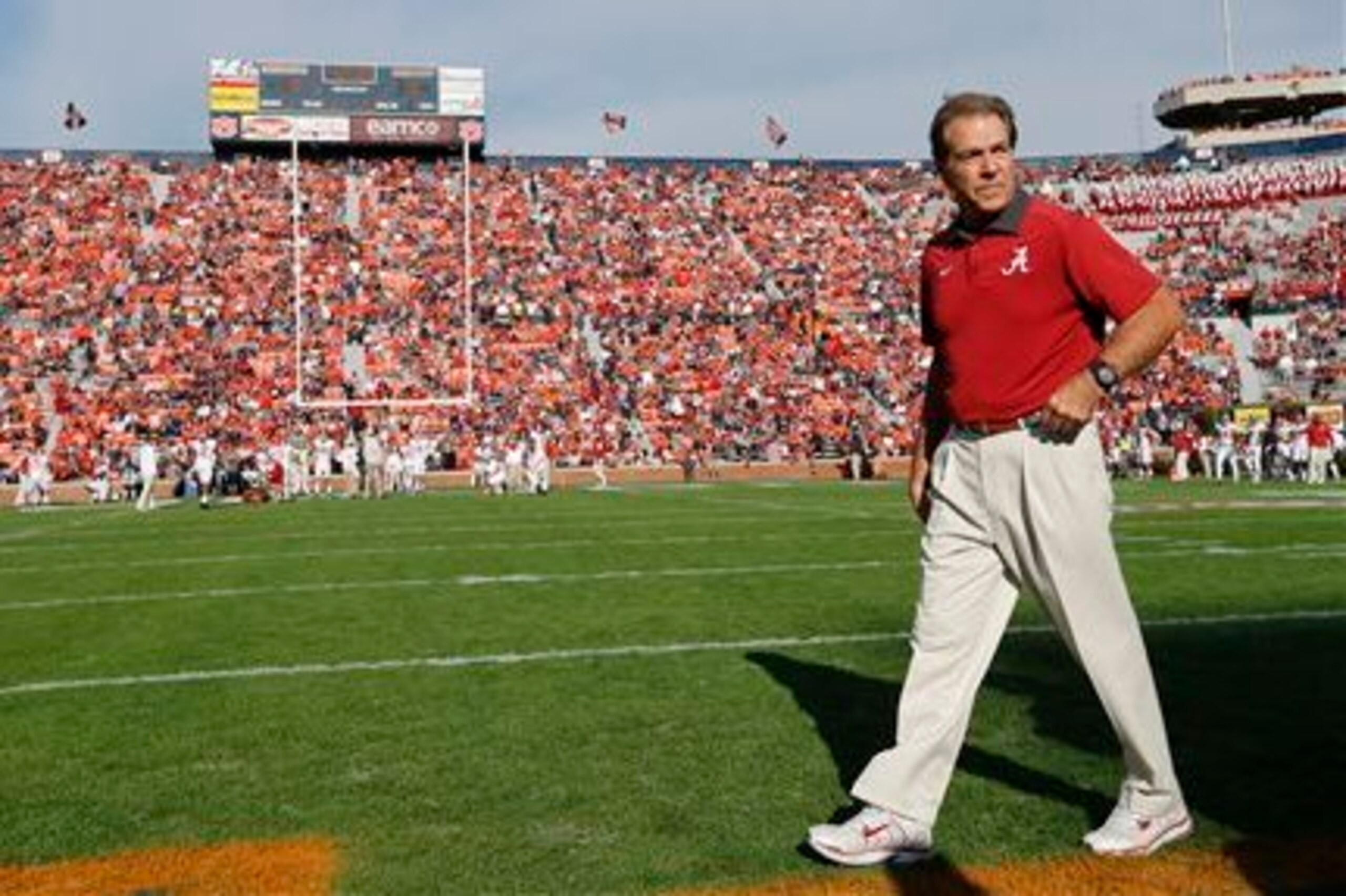 Alabama head coach Nick Saban