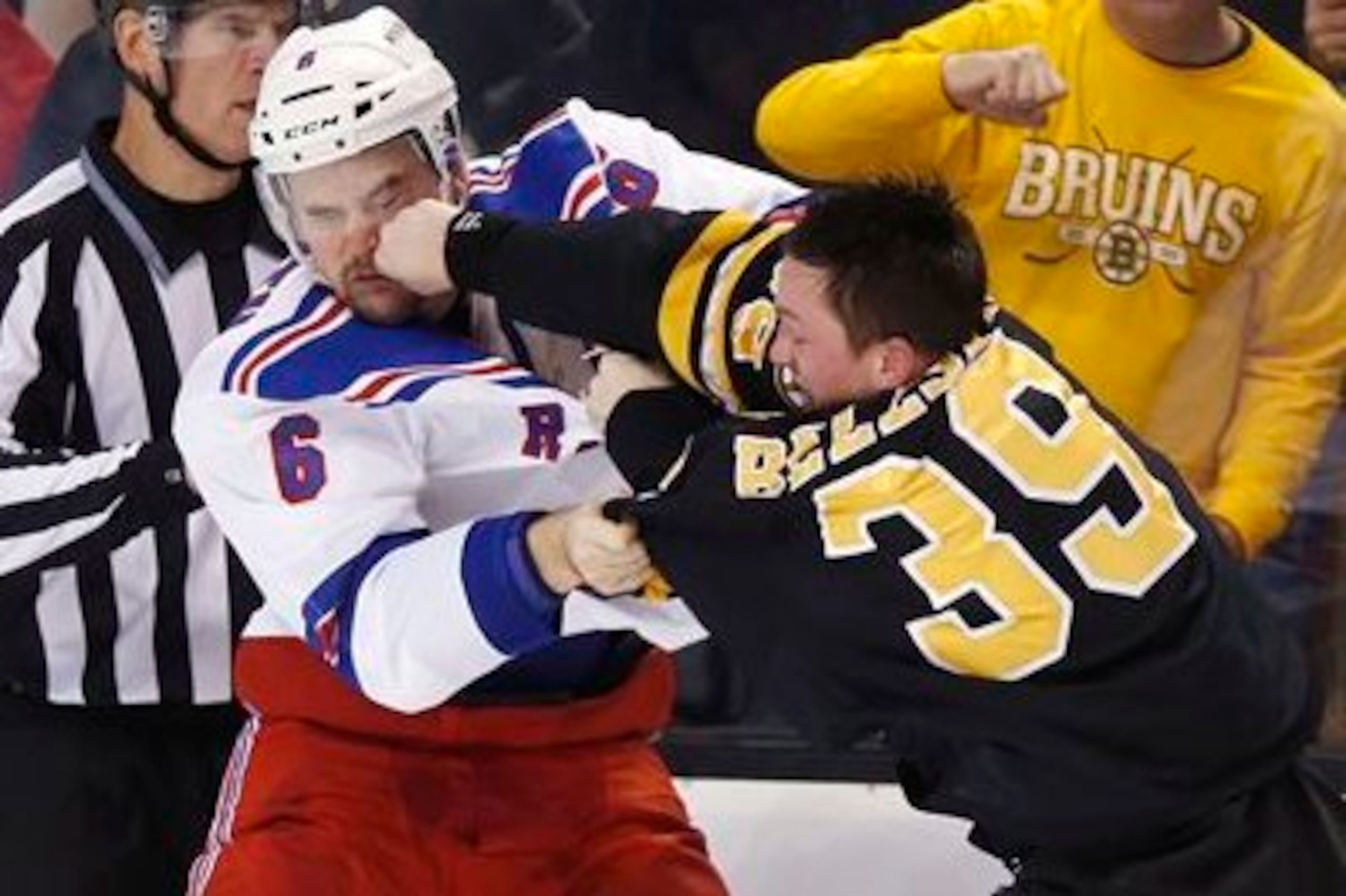 McIlrath and Beleskey fighting