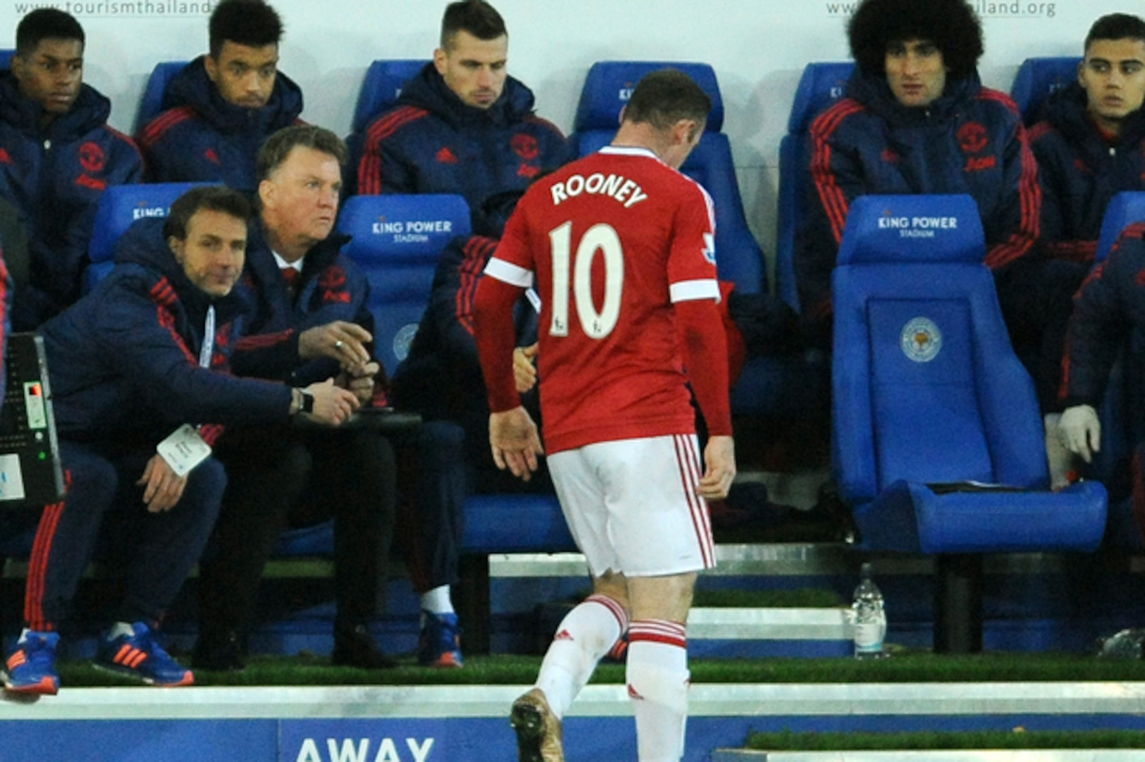 Wayne Rooney is replaced after another forgettable performance. Wayne Rooney is replaced after another forgettable performance.