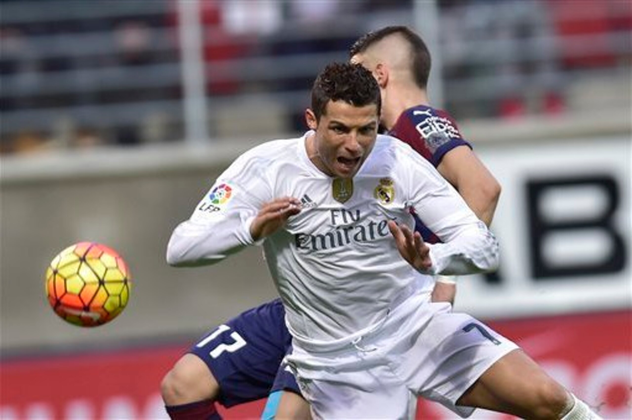 Ronaldo no longer looks comfortable in a Madrid shirt.