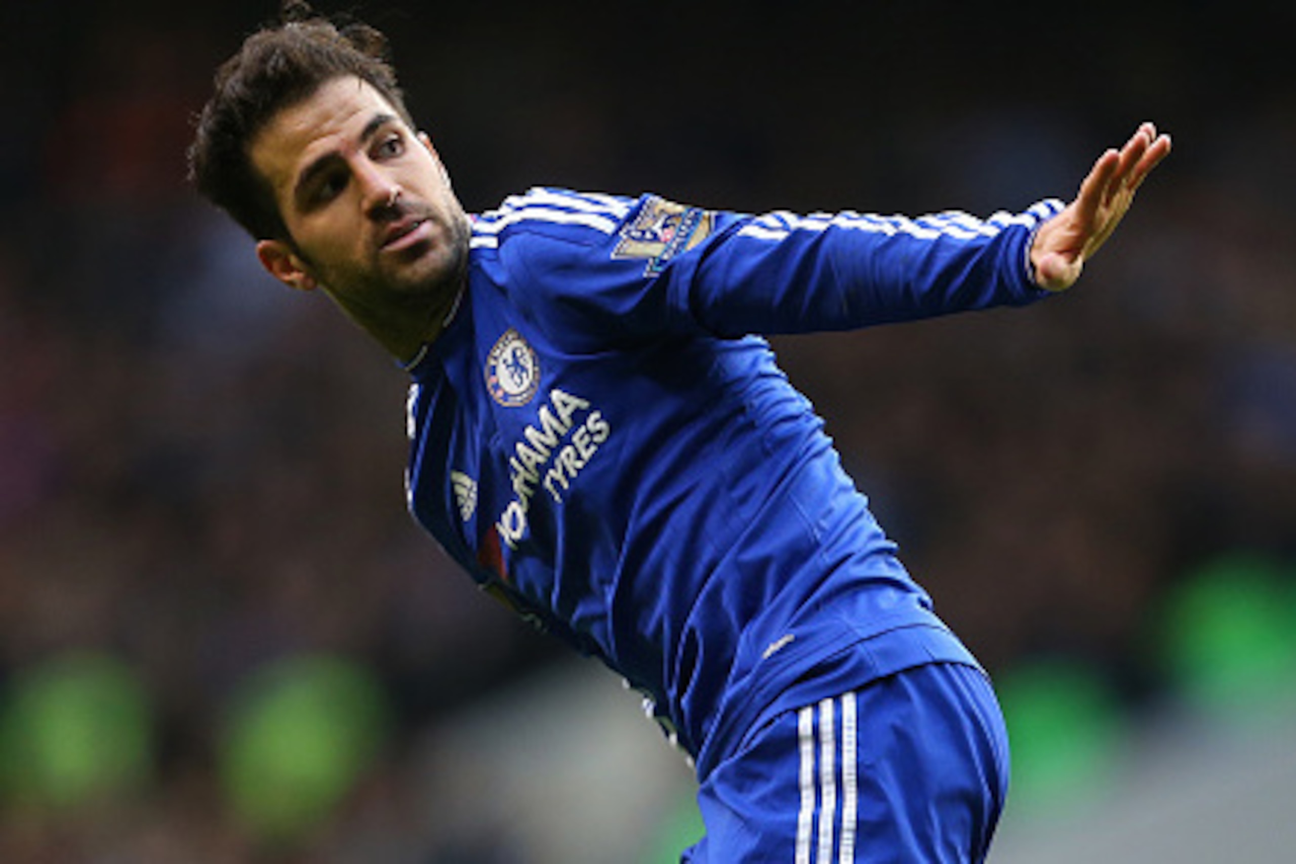 LONDON, ENGLAND - NOVEMBER 29:  Cesc Fabregas of Chelsea during the Barclays Premier League match between Tottenham Hotspur and Chelsea at White Hart Lane on November 29, 2015 in London, England.  (Photo by Catherine Ivill - AMA/Getty Images)
