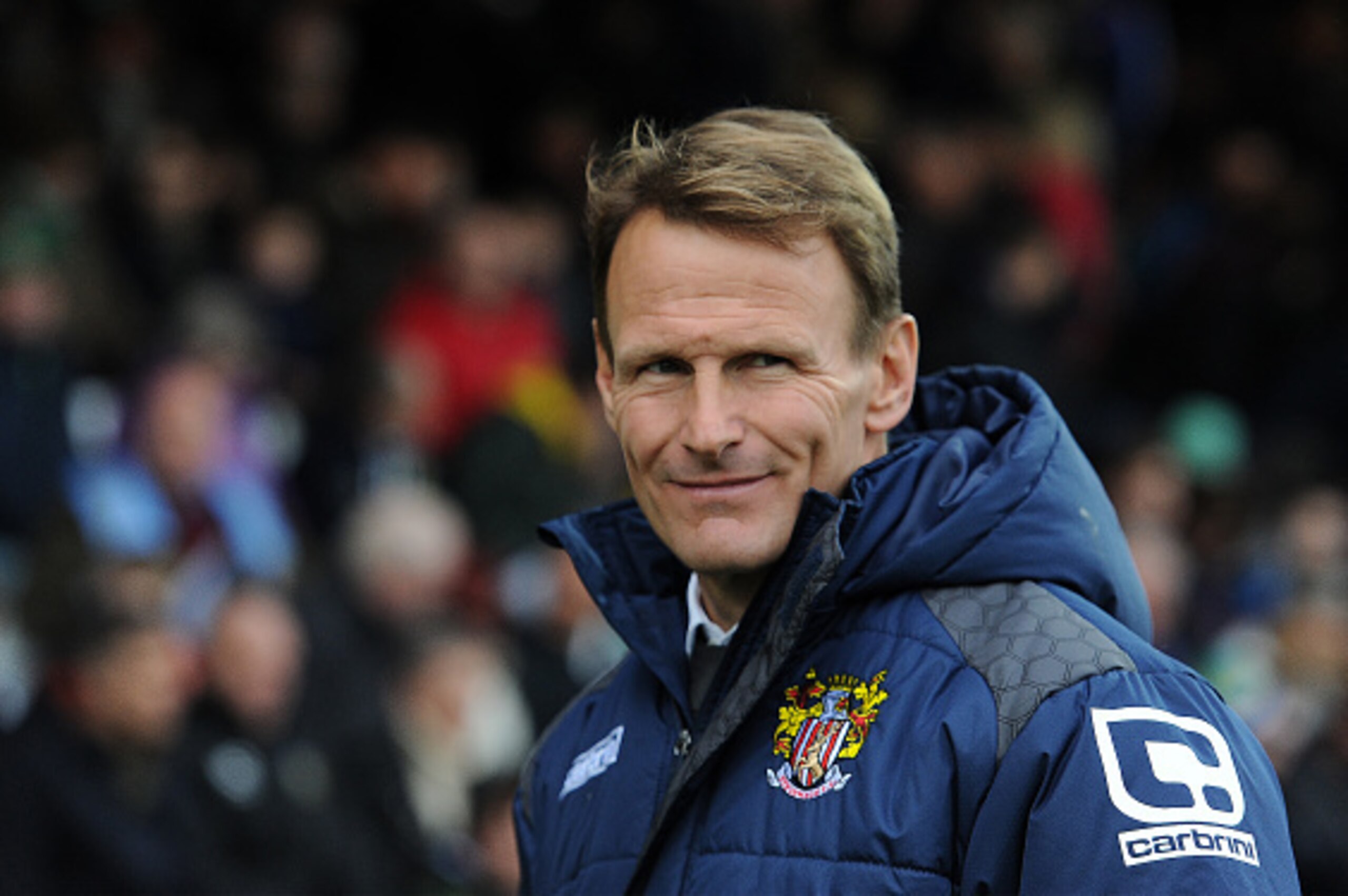 YEOVIL, ENGLAND - NOVEMBER 14: Stevenage Manager Teddy Sheringham during the Sky Bet League Two match between Yeovil Town and Stevenage at Huish Park on November 14, 2015 in Yeovil, England.  (Photo by Harry Trump/Getty Images)