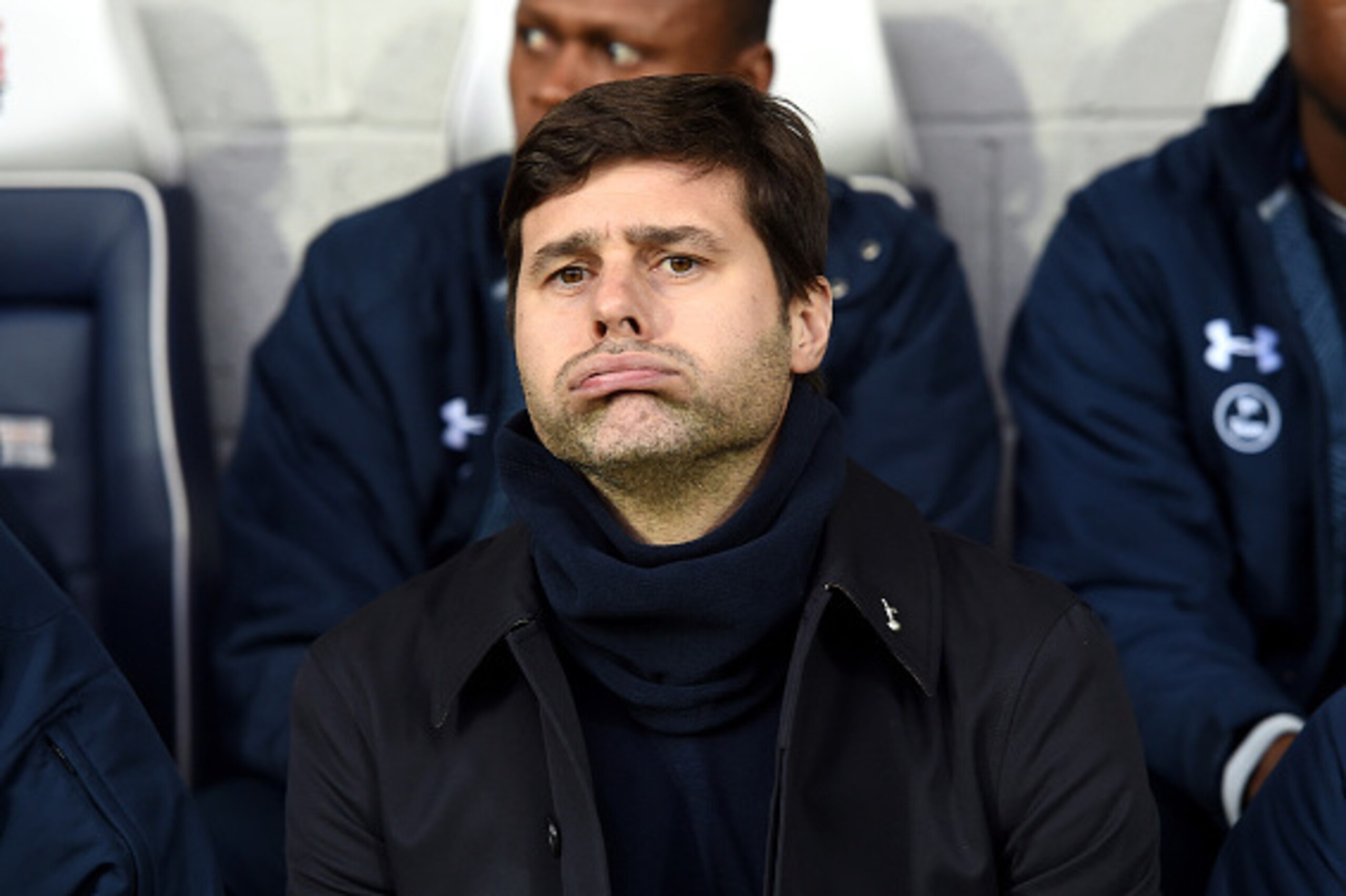 WEST BROMWICH, ENGLAND - DECEMBER 05:  Mauricio Pochettino Manager of Tottenham Hotspur looks on during the Barclays Premier League match between West Bromwich Albion and Tottenham Hotspur at The Hawthorns on December 5, 2015 in West Bromwich, England.  (