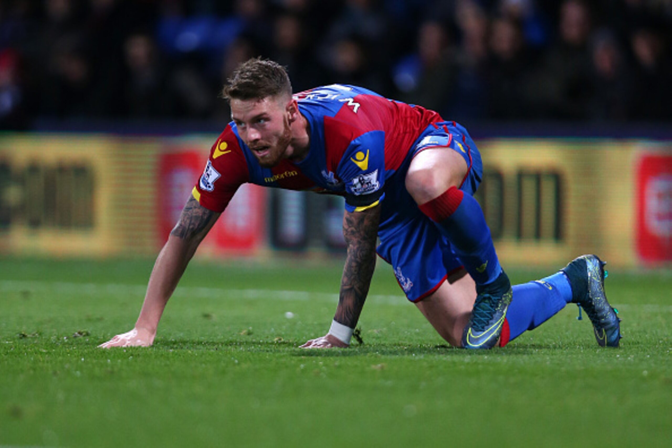 LONDON, ENGLAND - NOVEMBER 23:  Connor Wickham of Crystal Palace during the Barclays Premier League match between Crystal Palace and Sunderland at Selhurst Park on November 23, 2015 in London, England.  (Photo by Catherine Ivill - AMA/Getty Images)