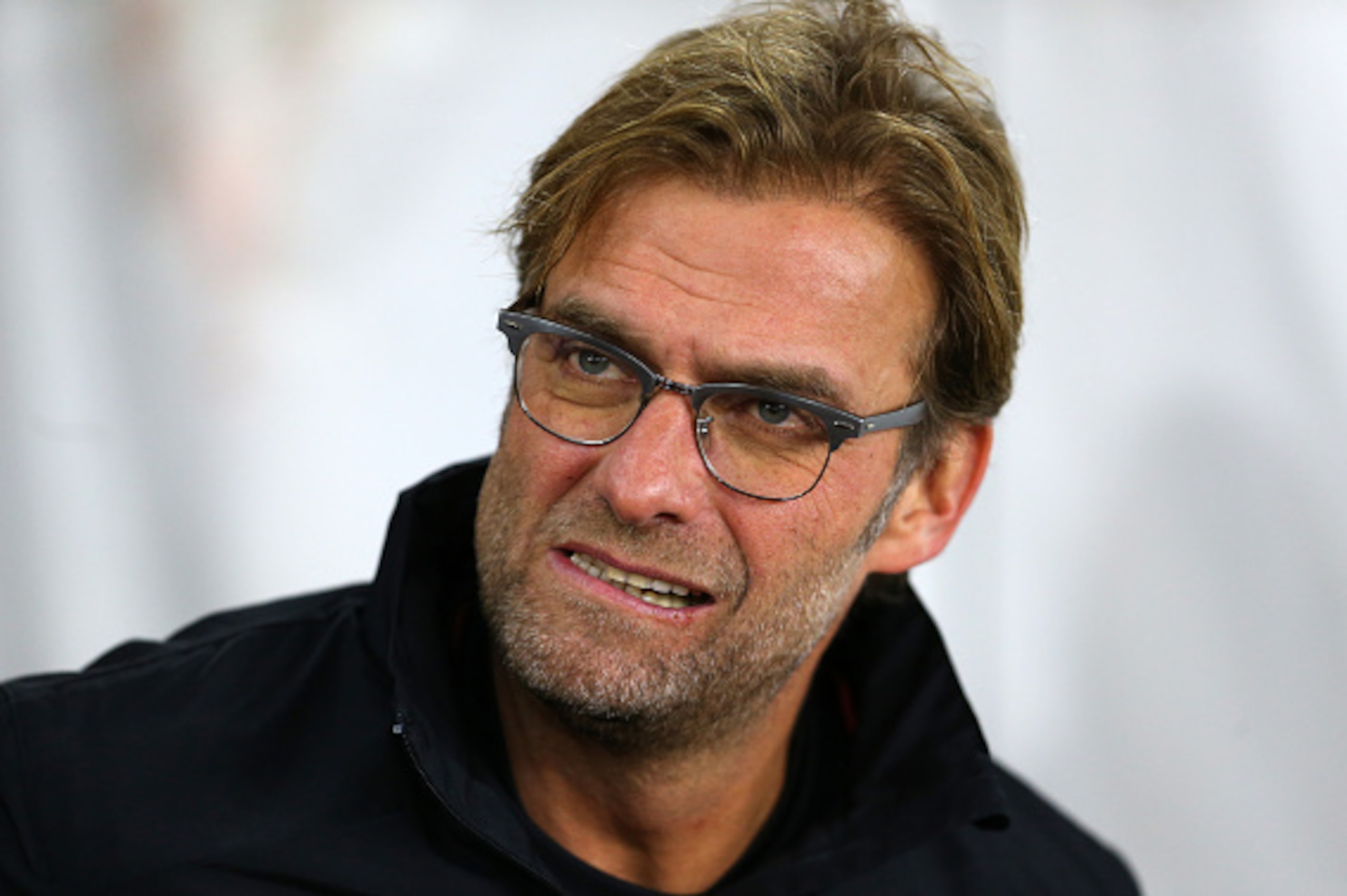 SOUTHAMPTON, ENGLAND - DECEMBER 02:  Jurgen Klopp manager of Liverpool during the Capital One Cup Quarter Final between Southampton and Liverpool at St Mary's Stadium on December 2, 2015 in Southampton, England.  (Photo by Catherine Ivill - AMA/Getty Imag