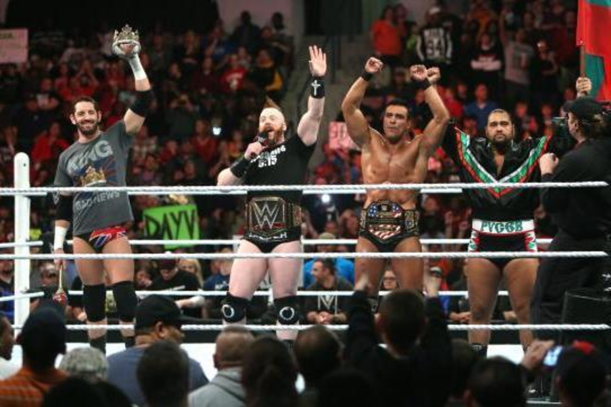 The League of Nations (King Barrett, Sheamus, Alberto Del Rio and Rusev)
