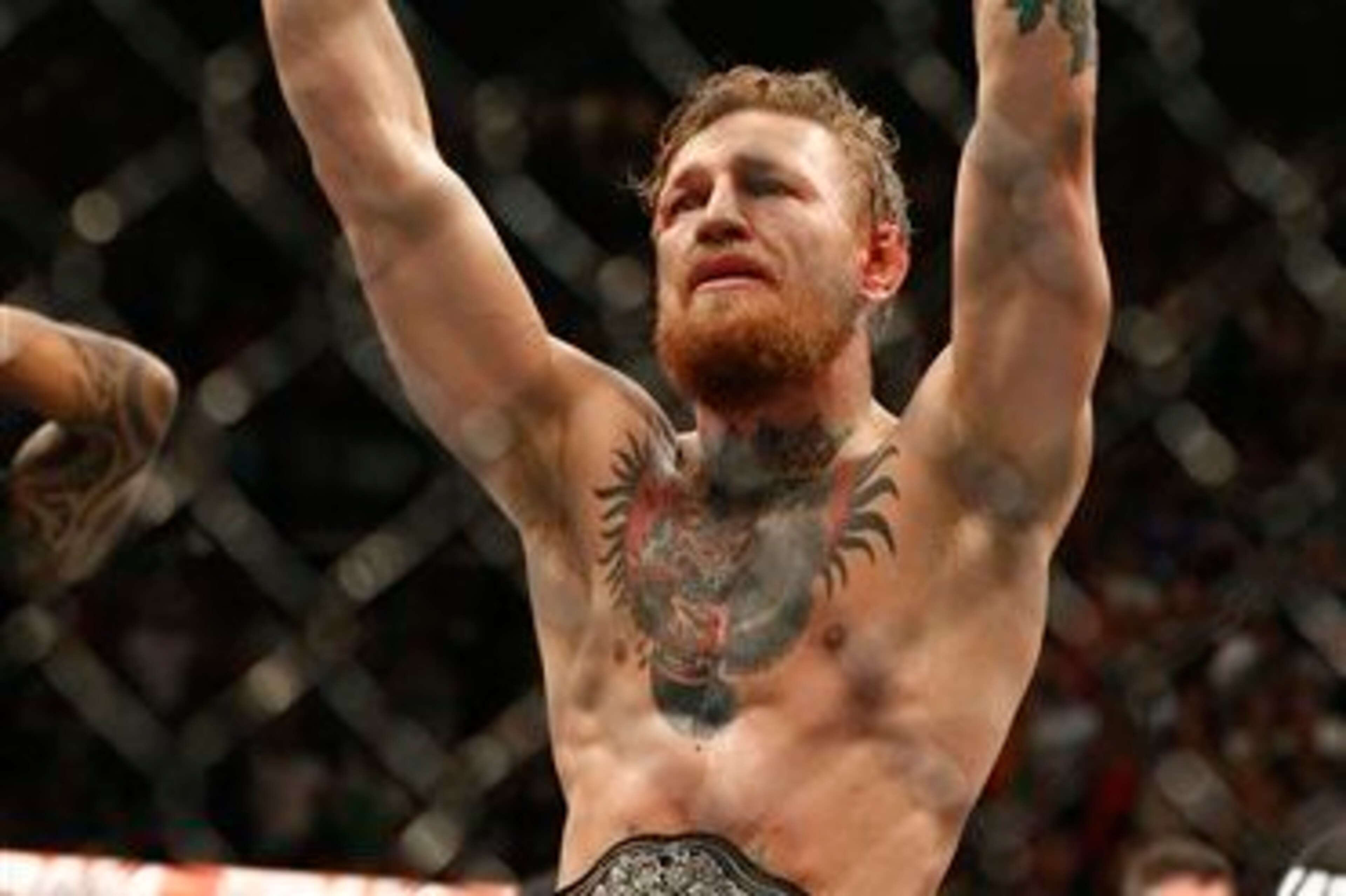 McGregor after beating Chad Mendes at UFC 189
