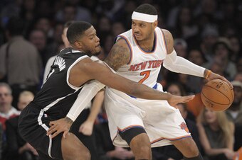 Carmelo Anthony and the Knicks are moving the ball very well without moving it into the hands of the other team.