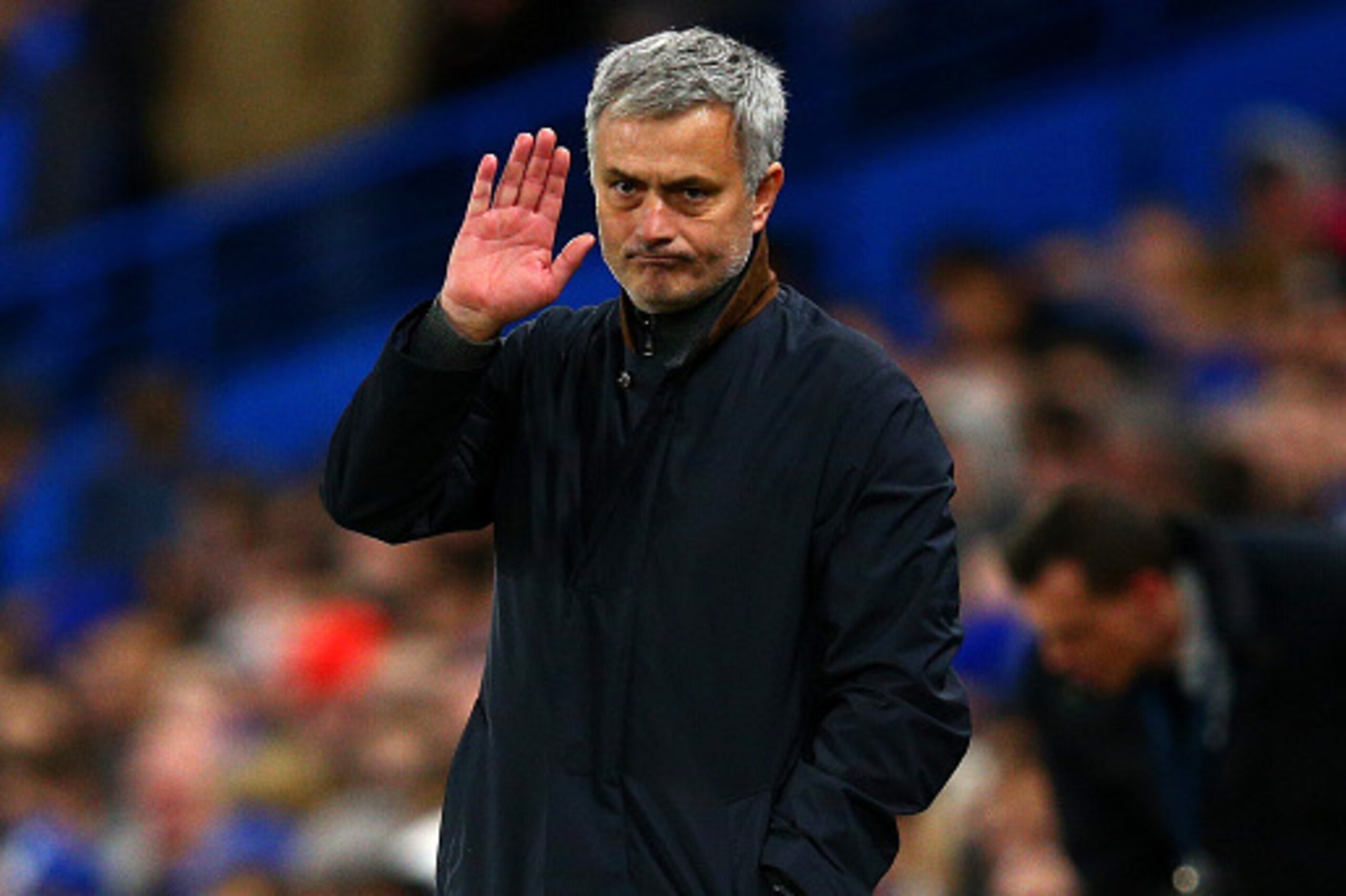 LONDON, ENGLAND - DECEMBER 09:  Jose Mourinho manager of Chelsea reacts during the UEFA Champions League Group G match between Chelsea FC and FC Porto at Stamford Bridge on December 9, 2015 in London, United Kingdom.  (Photo by Clive Mason/Getty Images)