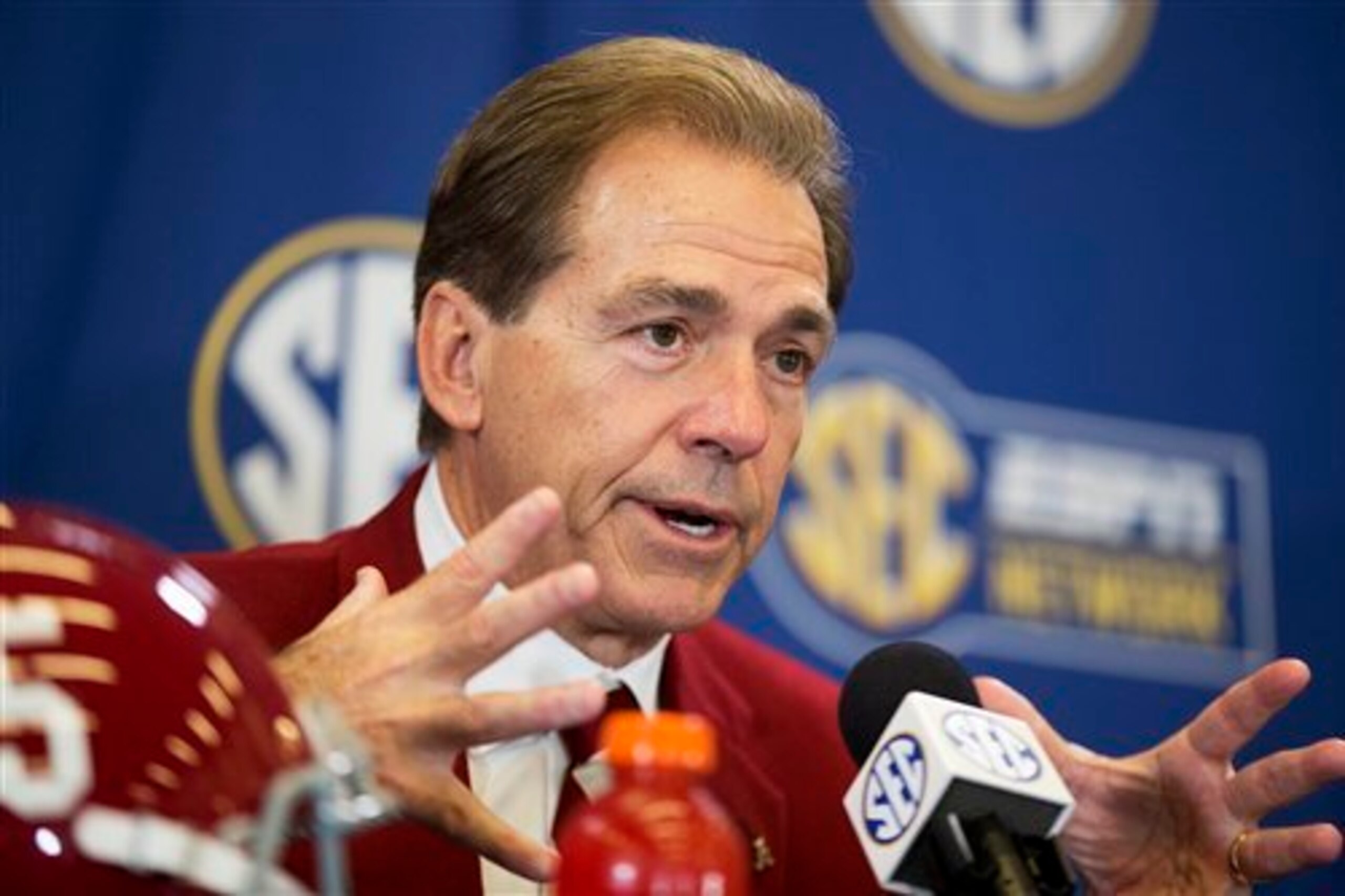 Alabama head coach Nick Saban