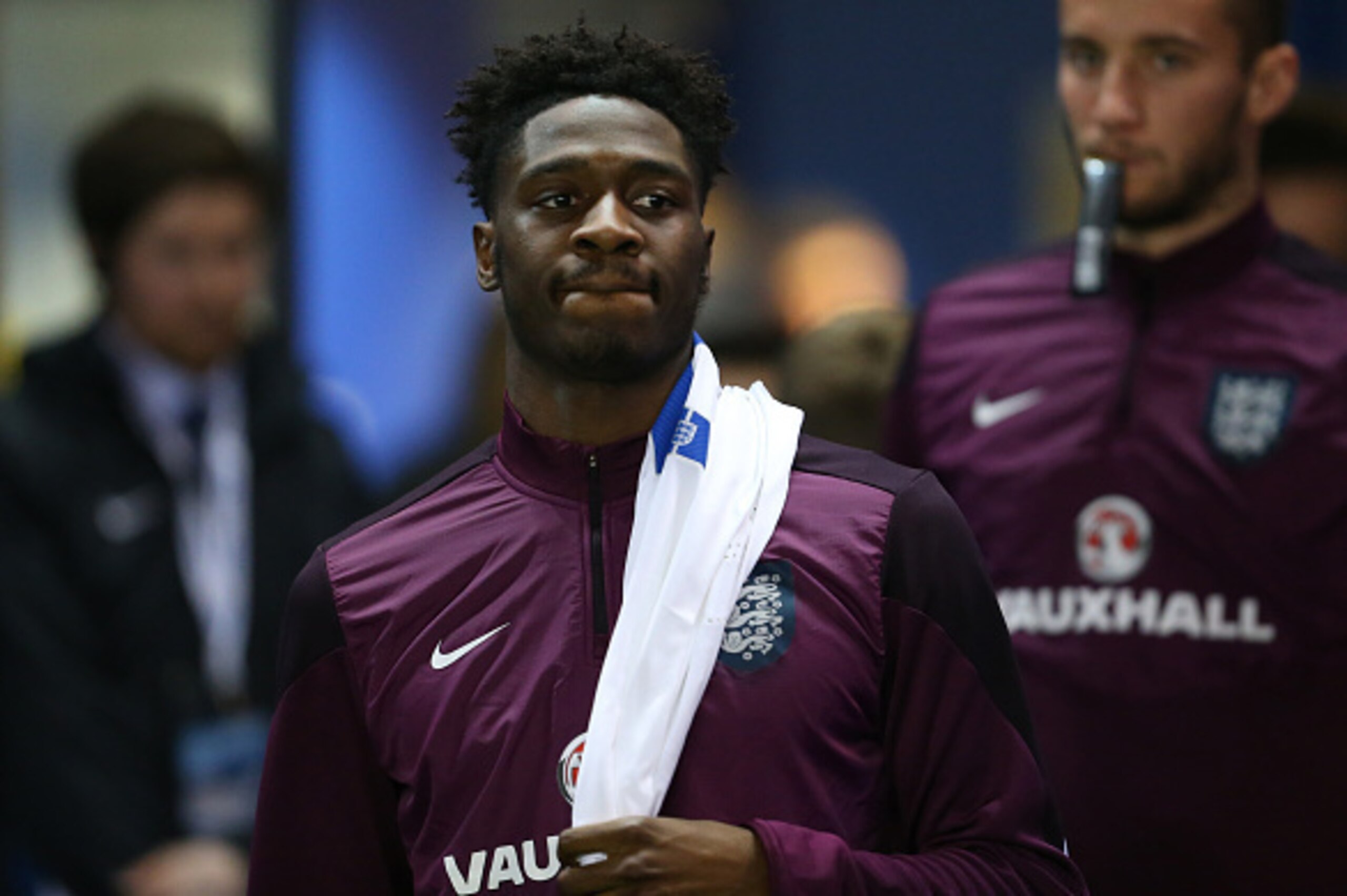 BRIGHTON, ENGLAND - NOVEMBER 16:  Ola Aina of England U21 during the UEFA U21 Championship Qualifier between England and Switzerland at Amex Stadium on November 16, 2015 in Brighton, England.  (Photo by Catherine Ivill - AMA/Getty Images)