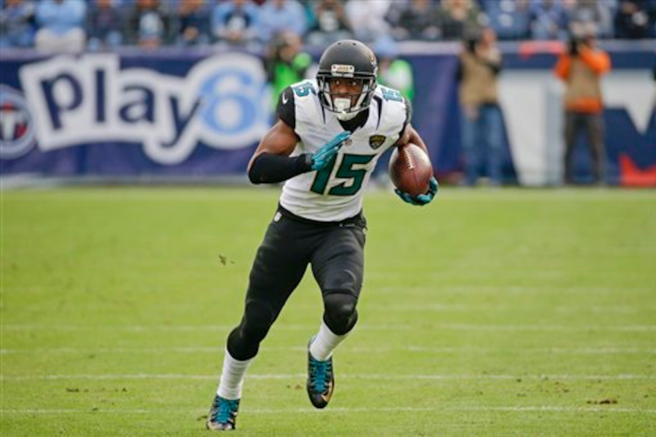Allen Robinson won't fall off a clliff this weekend.