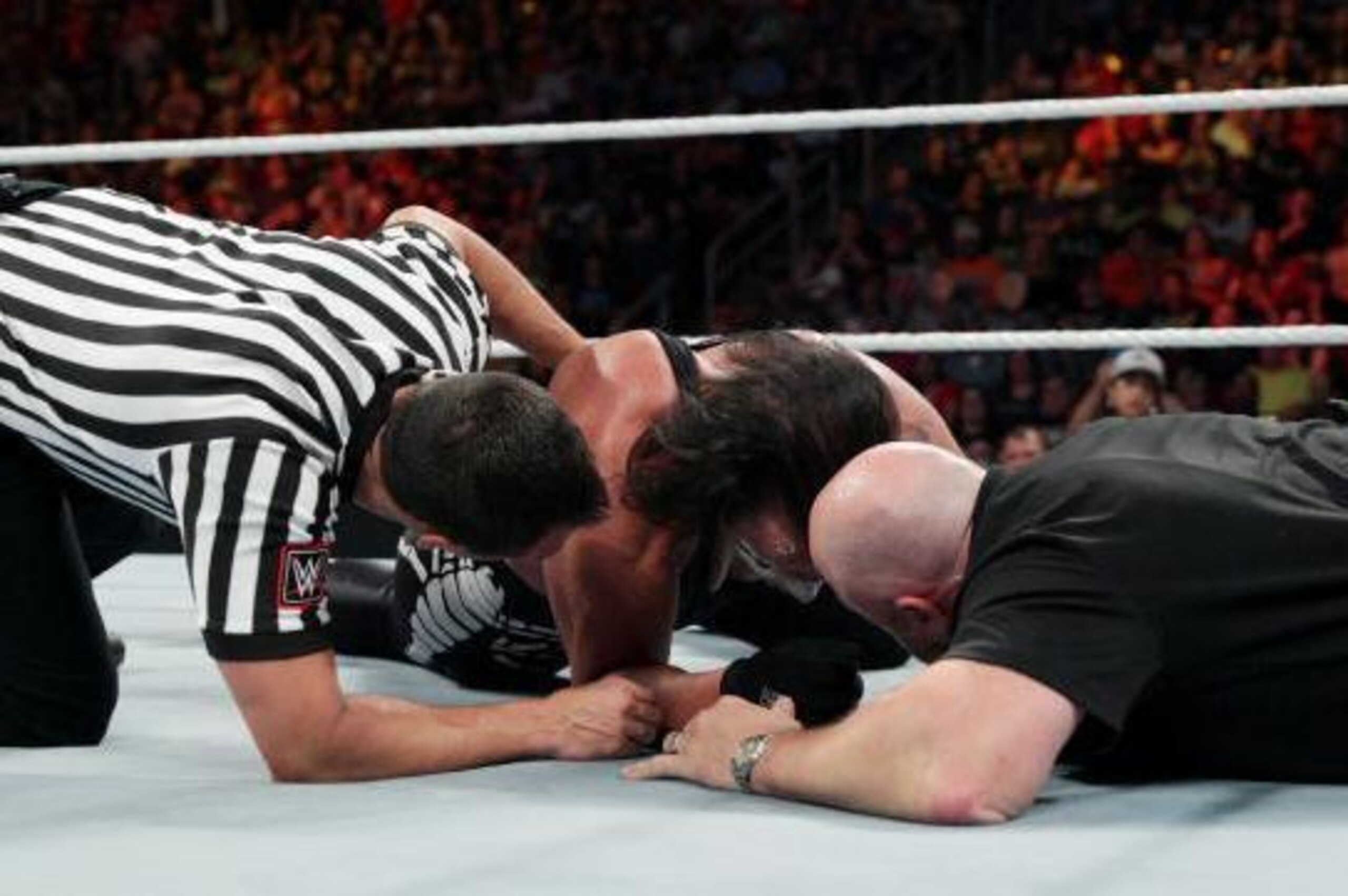 Sting collapses at Night of Champions.