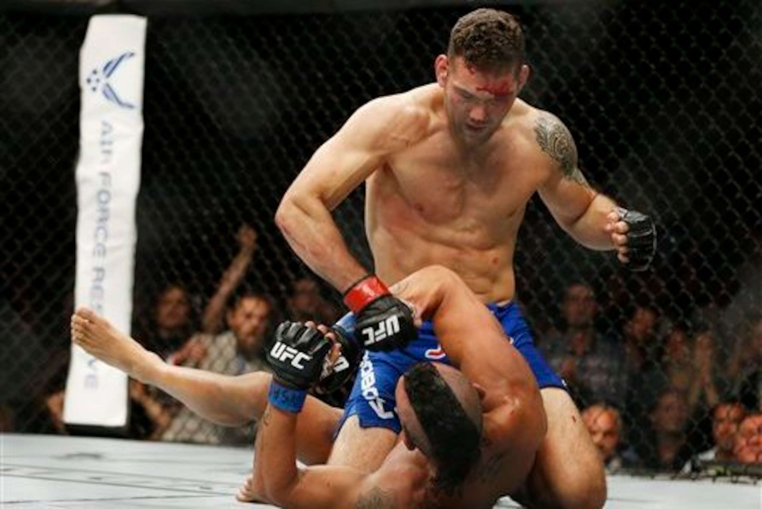 Weidman is a devastating ground striker.