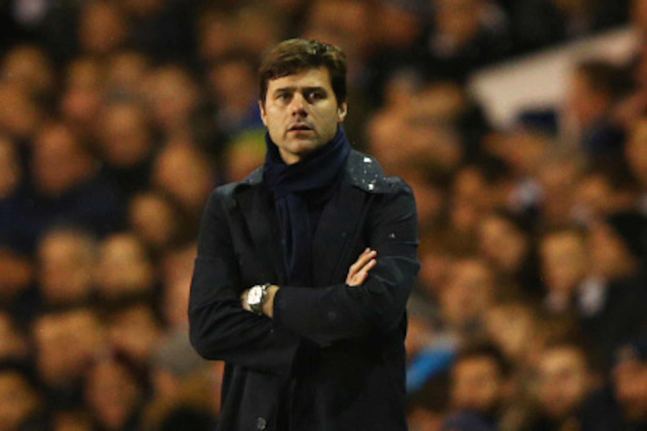 LONDON, ENGLAND - DECEMBER 10: Mauricio Pochettino the manager of Spurs looks on during the UEFA Europa League Group J match between Tottenham Hotspur and AS Monaco at White Hart Lane on December 10, 2015 in London, United Kingdom. (Photo by Ian Walton/ LONDON, ENGLAND - DECEMBER 10: Mauricio Pochettino the manager of Spurs looks on during the UEFA Europa League Group J match between Tottenham Hotspur and AS Monaco at White Hart Lane on December 10, 2015 in London, United Kingdom. (Photo by Ian Walton/