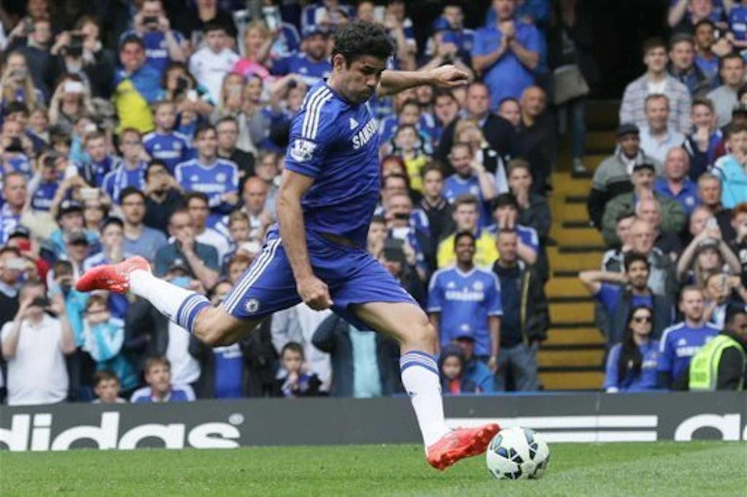 Costa was the main man for Chelsea's title winners last season.