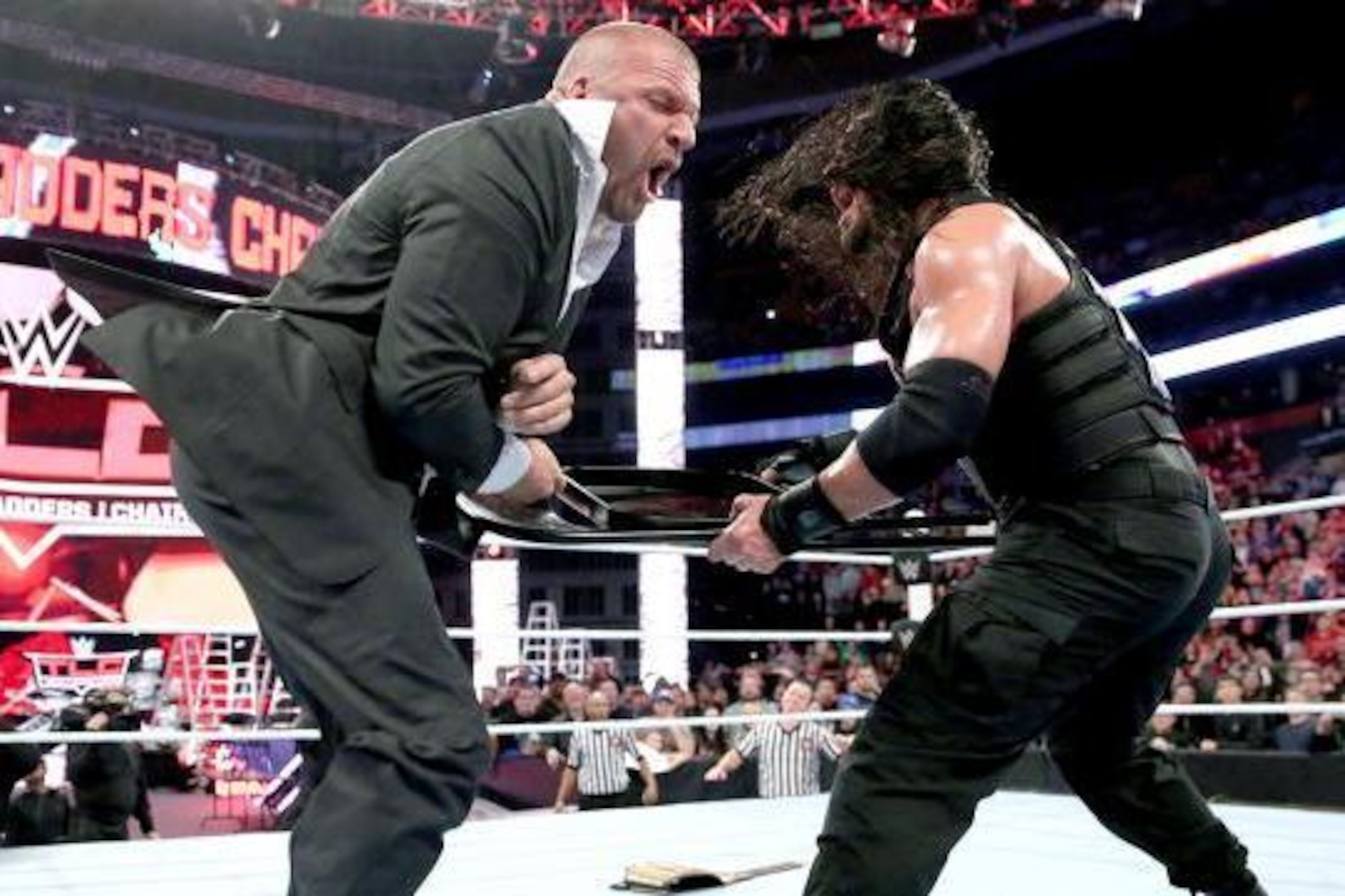 Triple H attacked at TLC Triple H attacked at TLC