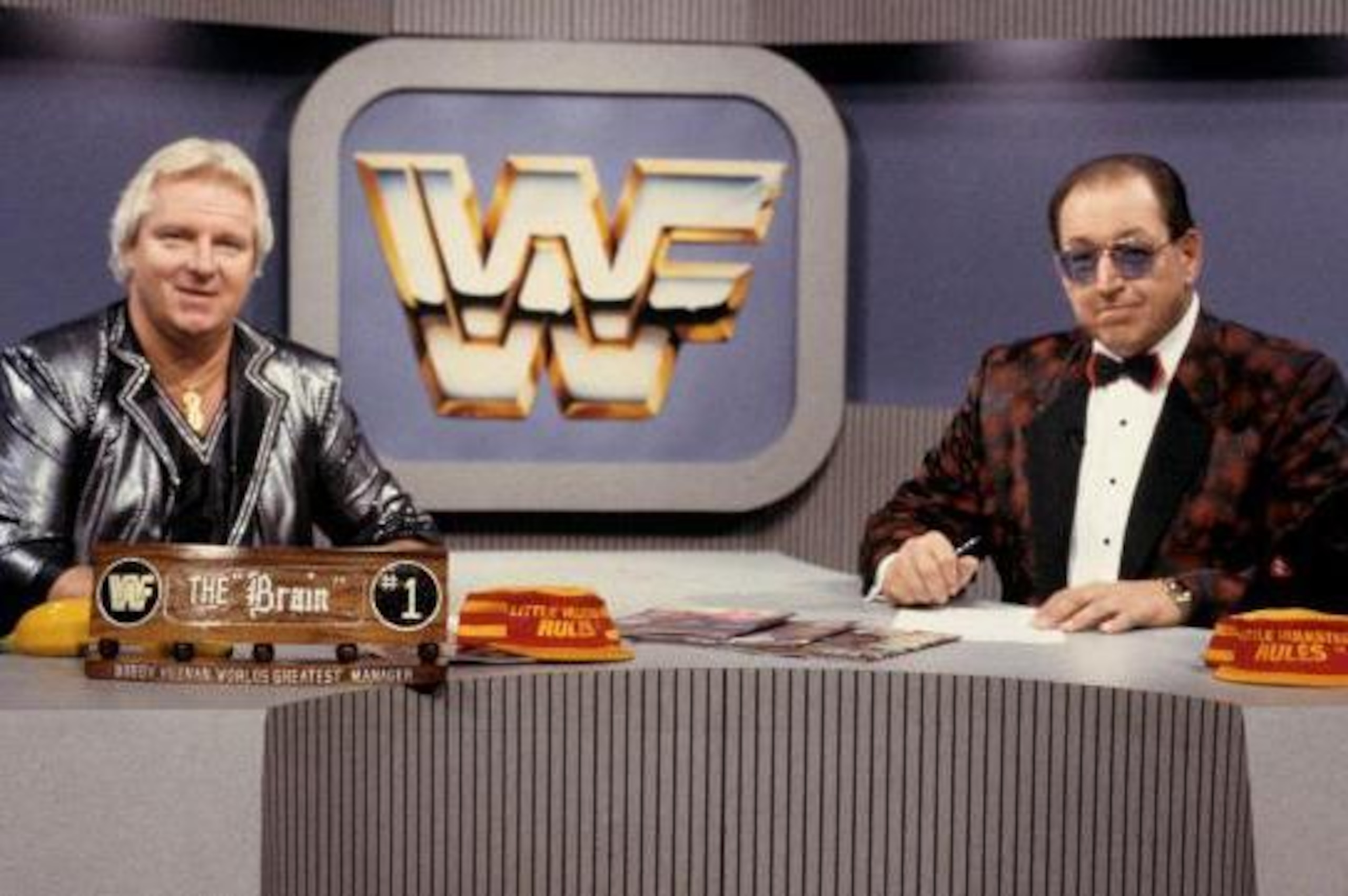 Announcers like Heenan (L) and Monsoon (R) helped create wrestling magic.