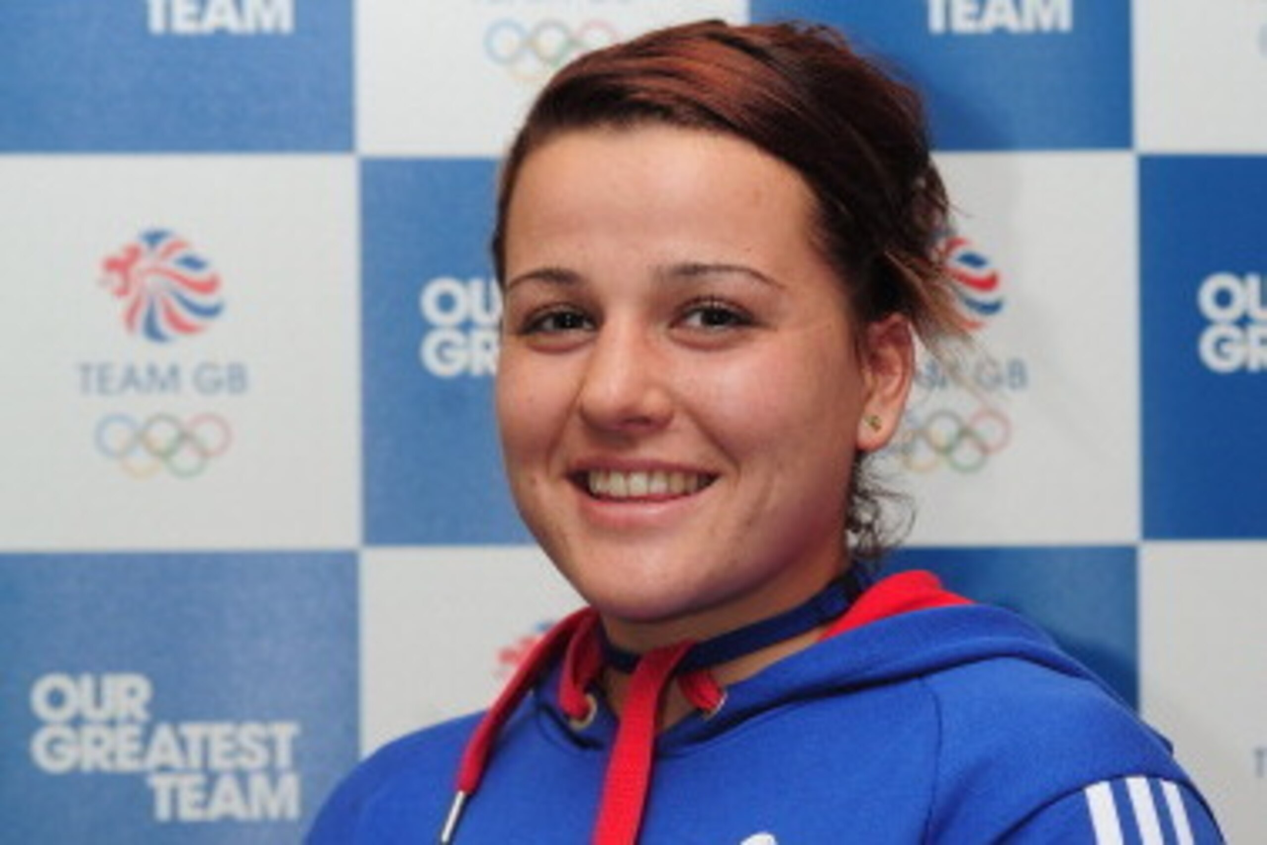 LOUGHBOROUGH, ENGLAND - JULY 03:  Chantelle Cameron of Team GB poses for a portrait during the Team GB kitting out event ahead of the London 2012 Olympic Games at Loughborough University on July 3, 2012 in Loughborough, England.  (Photo by Jamie McDonald/