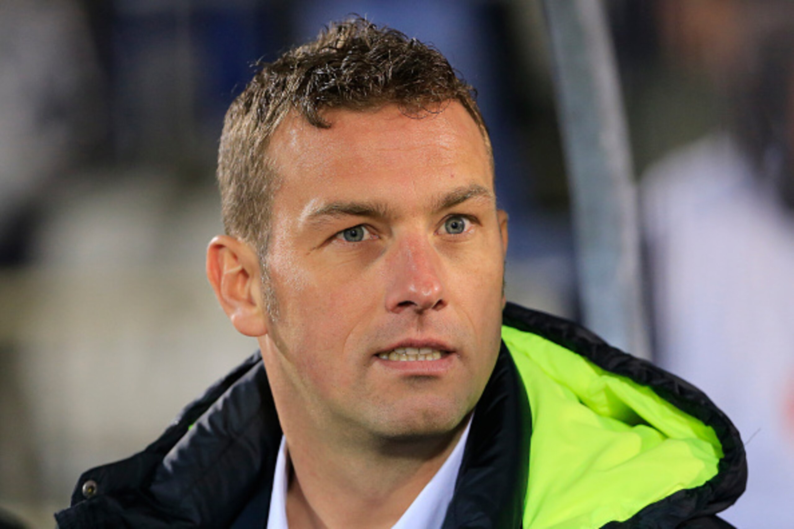 BELGRADE, SERBIA - DECEMBER 10 : Head coach Markus Weinzierl looks on prior the UEFA Europa League match between FK Partizan v FC Augsburg at Stadium FK Partizan on December 10, 2015 in Belgrade, Serbia.  (Photo by Srdjan Stevanovic/Getty Images)