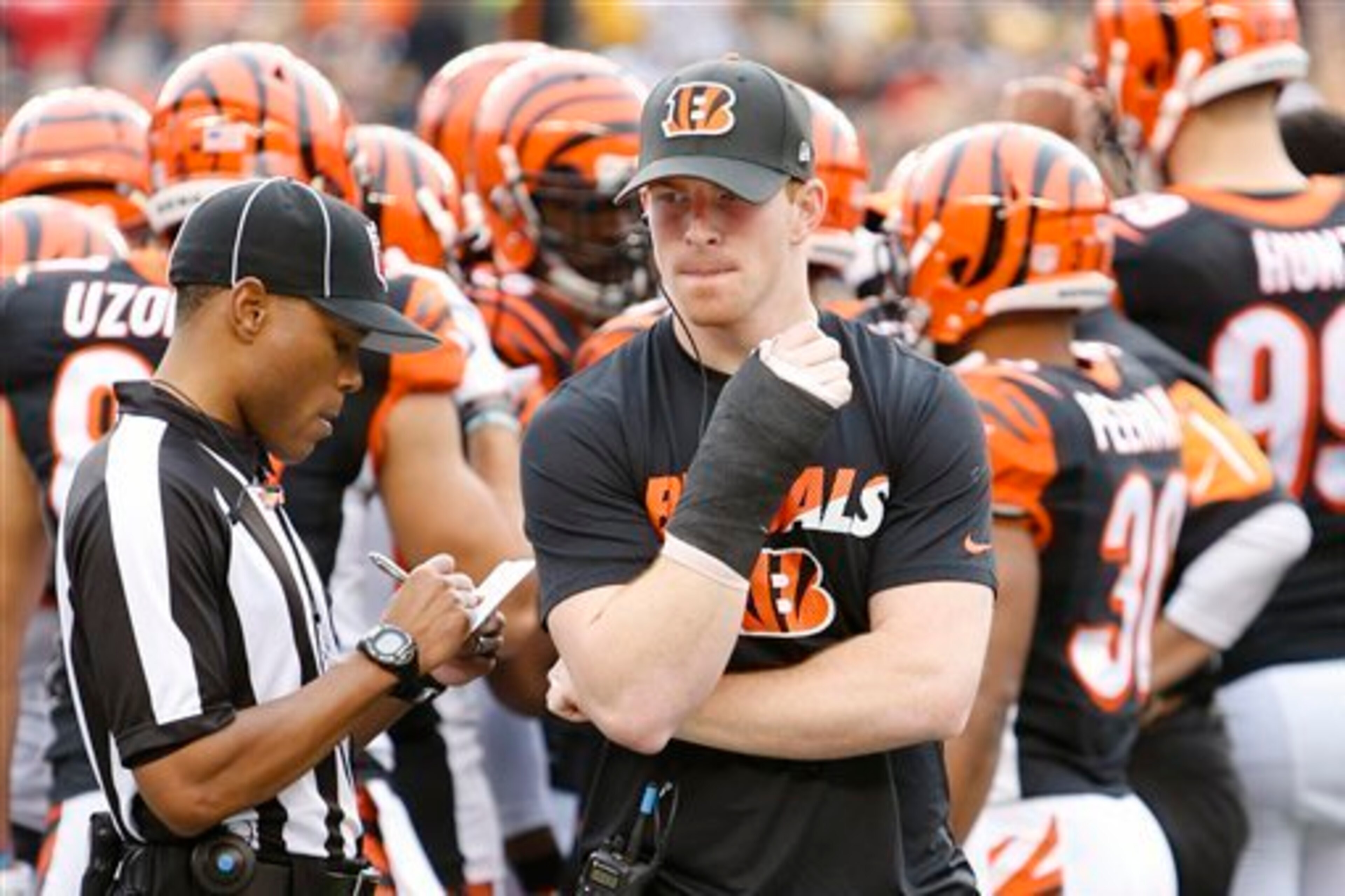 Andy Dalton's fractured thumb could herald a shift in the balance of power in the AFC North.