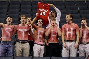 Although his dad was honored during the Warriors' visit, Steph Curry found he may have been the most popular figure in Charlotte during the team's stay.
