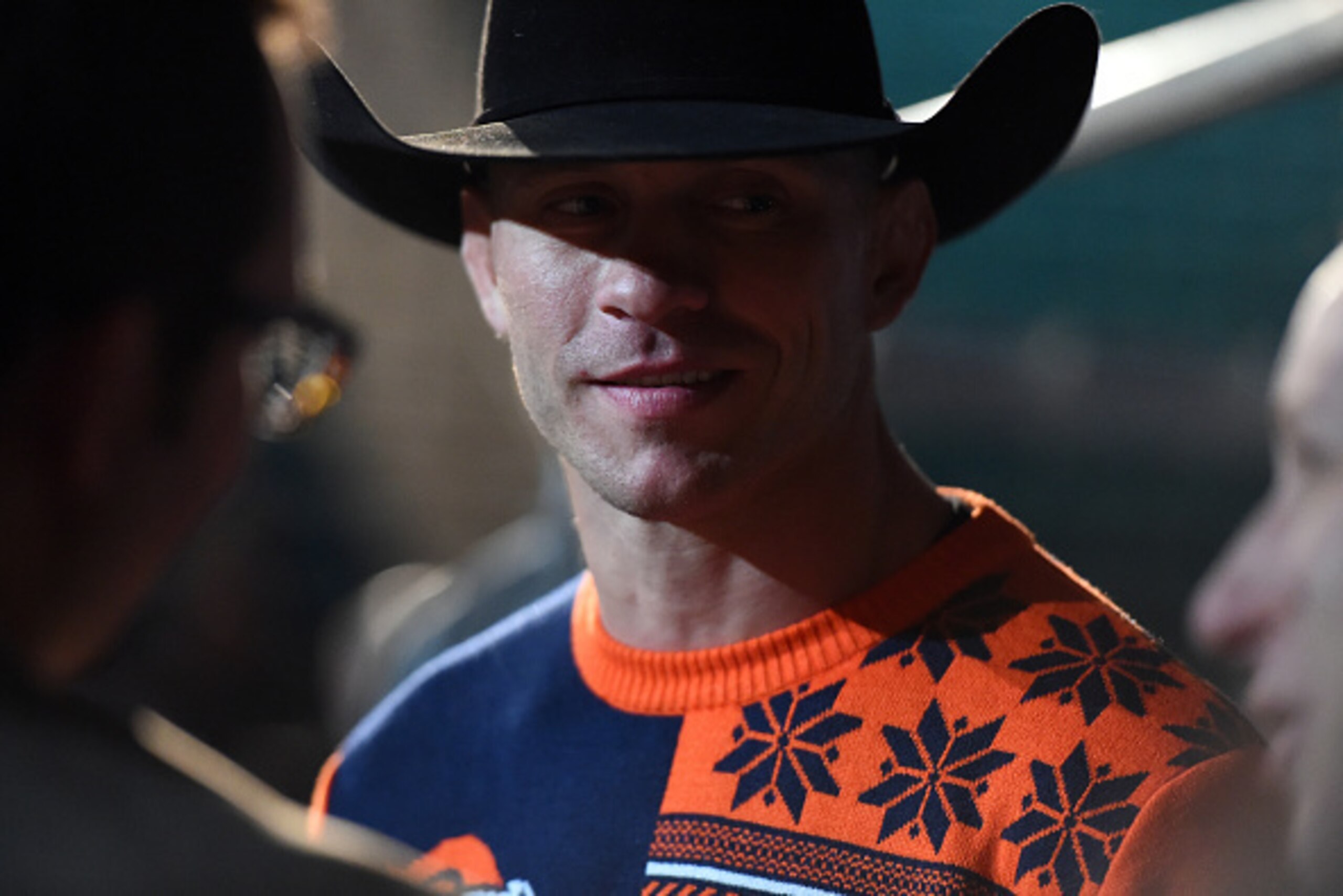 LAS VEGAS, NEVADA - DECEMBER 11:  Donald 'Cowboy' Cerrone waits backstage during the UFC 194 Weigh-in event at the MGM Grand Garden Arena on December 11, 2015 in Las Vegas, Nevada.  (Photo by Jeff Bottari/Zuffa LLC/Zuffa LLC via Getty Images)