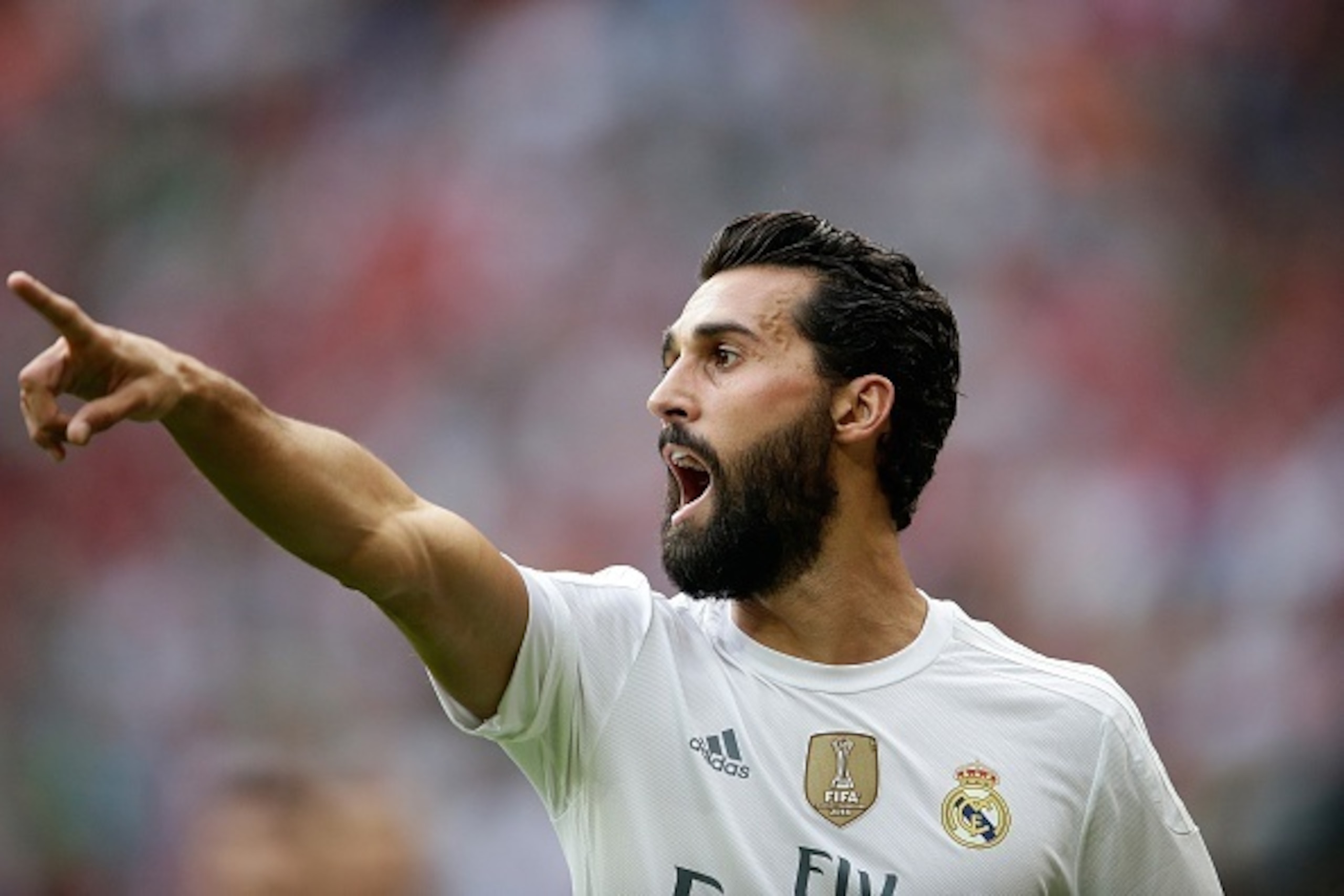 Arbeloa of Real Madrid during the AUDI Cup match between Real Madrid and Tottenham Hotspur on August 4, 2015 at the Allianz Arena in Munich, Germany(Photo by VI Images via Getty Images)
