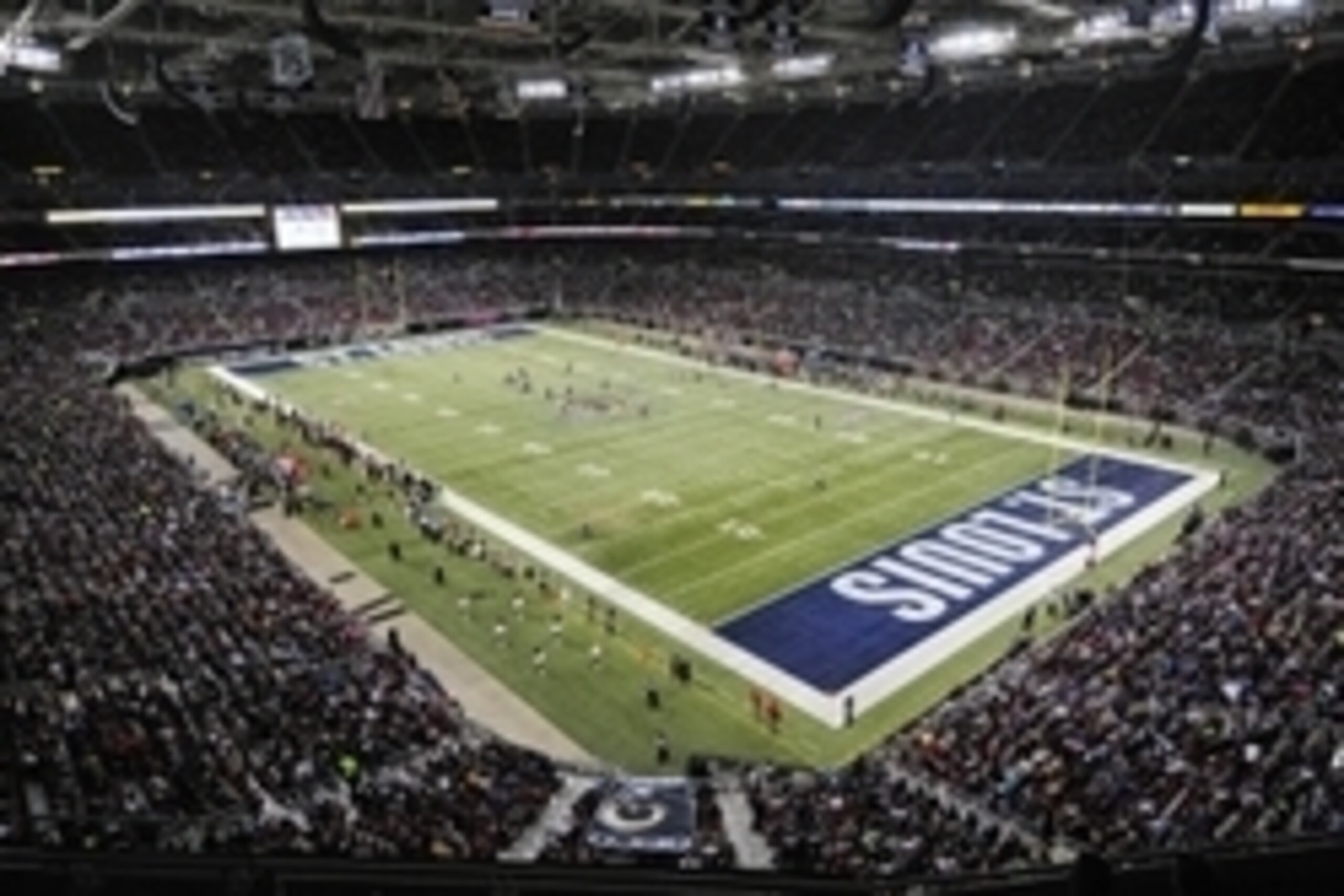 Oct 19, 2014; St. Louis, MO, USA; A general view of the Edward Jones Dome as the Seattle Seahawks play the St. Louis Rams. St. Louis defeated Seattle 28-26. Mandatory Credit: Jeff Curry-USA TODAY Sports