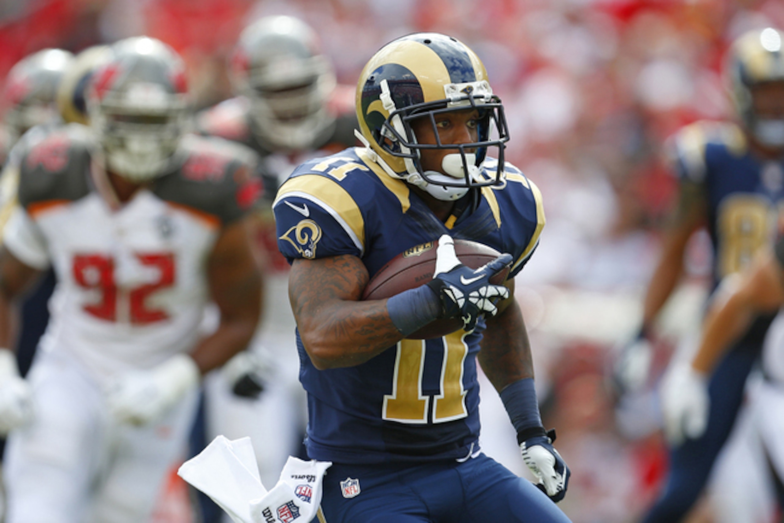 Tampa Bay was able to contain Tavon Austin last year, holding him to just 21 yards on two carries and zero catches.