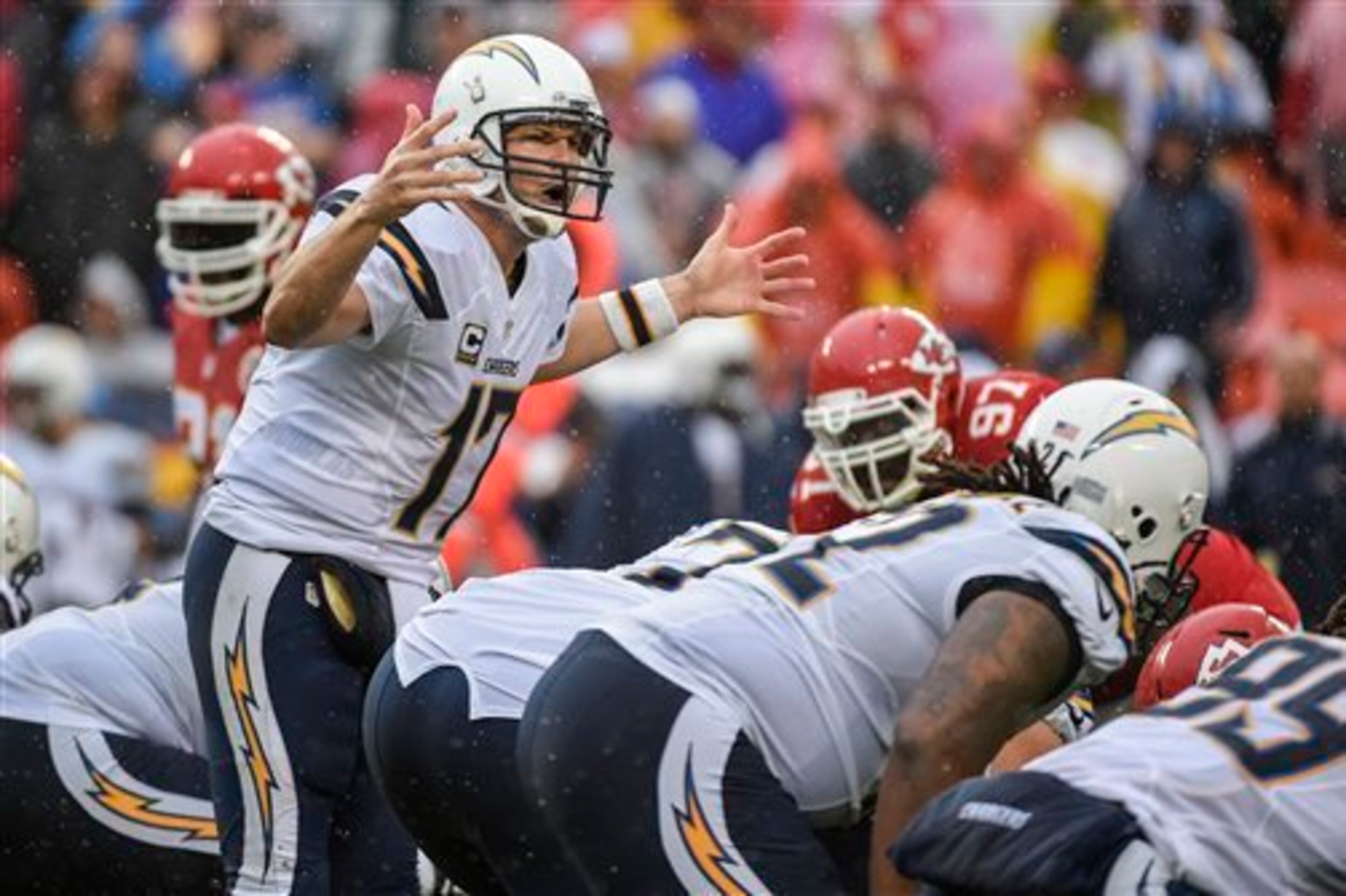 Philip Rivers isn't receiving much help in San Diego.
