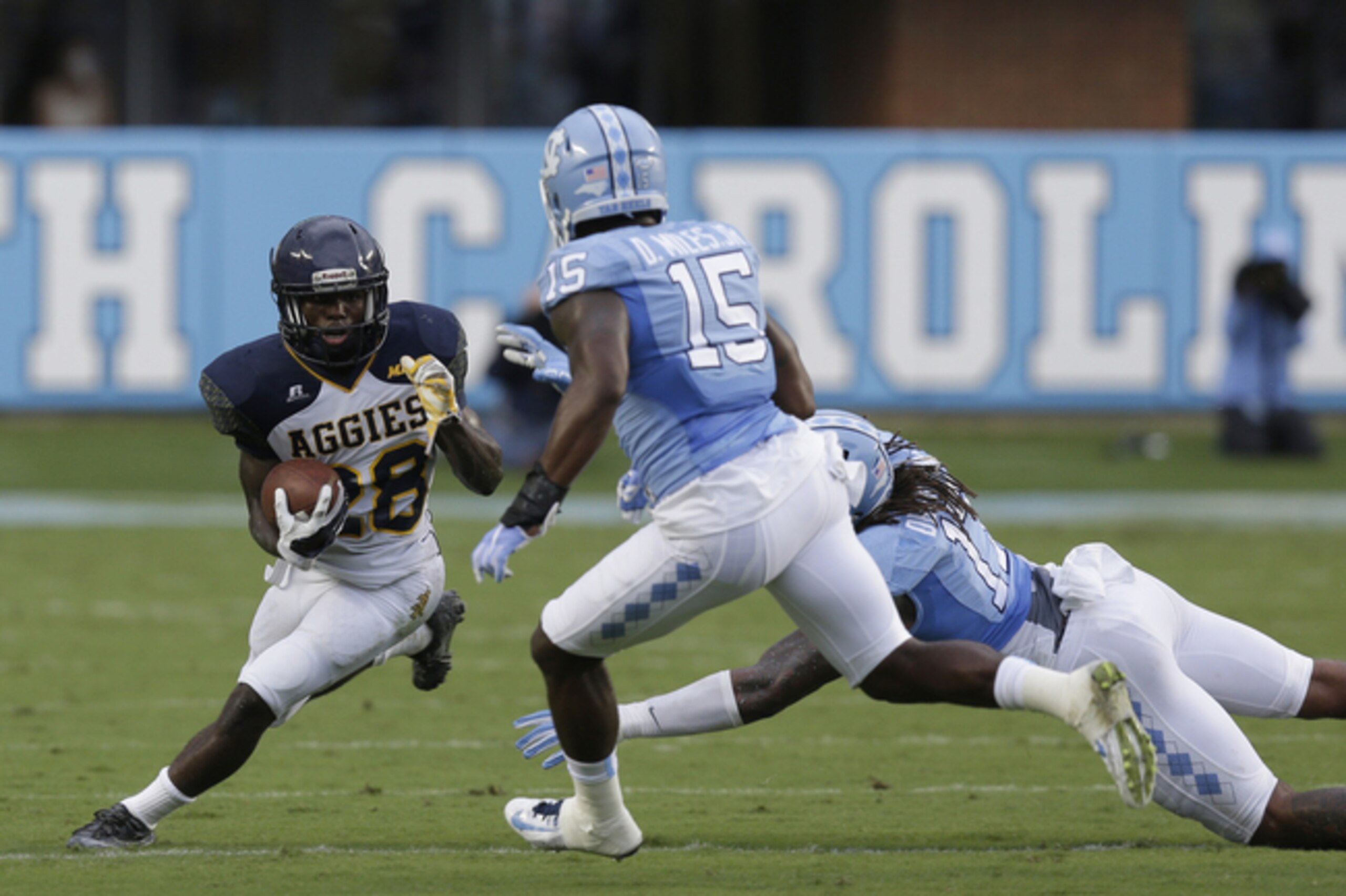 Tarik Cohen will look to pace the Aggies on Saturday.