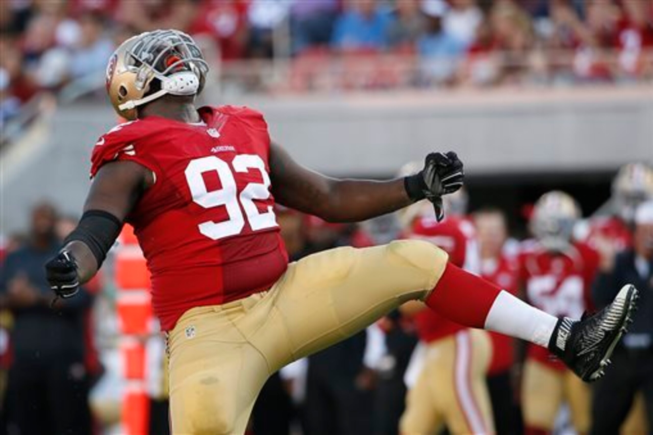 Defensive tackle Quinton Dial was the lone 49ers starter not to have a missed tackle in Week 14.