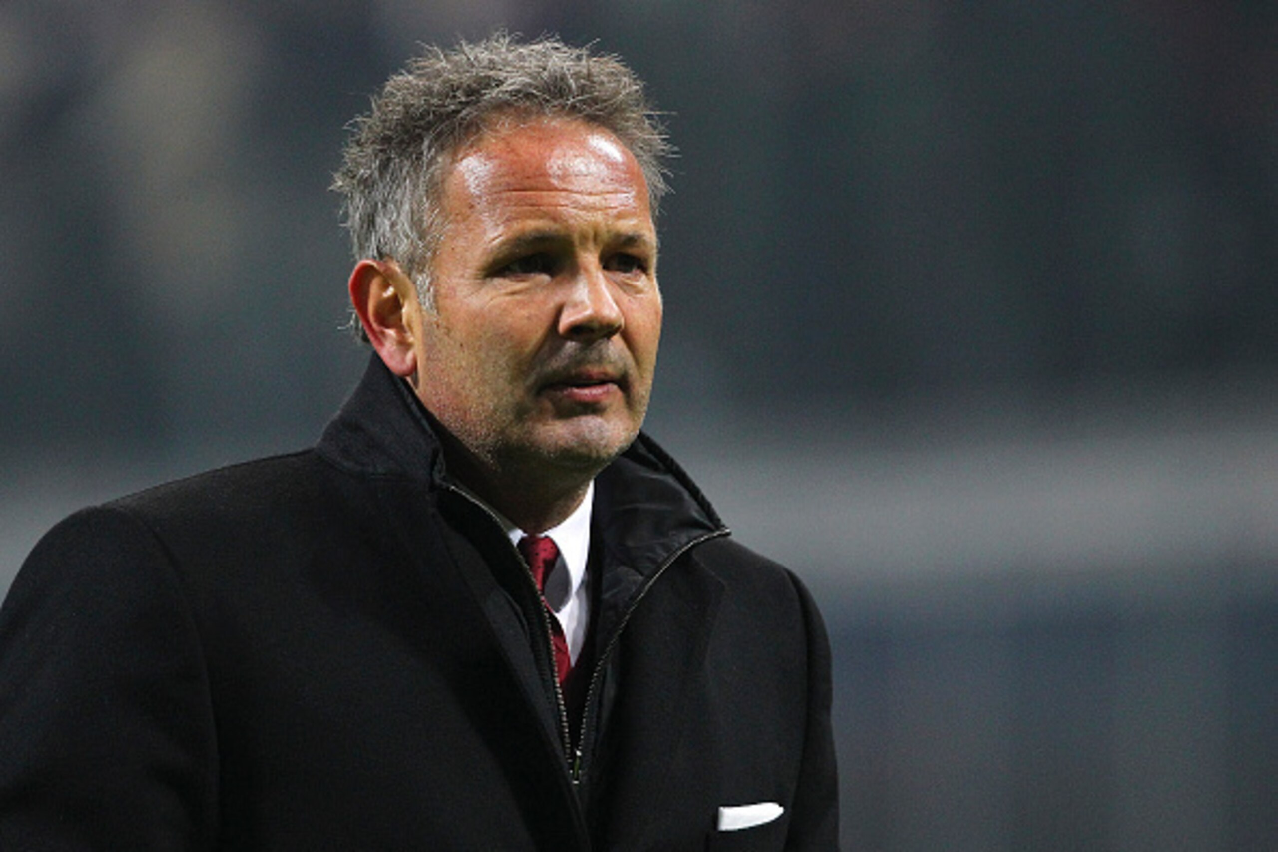 MILAN, ITALY - DECEMBER 01:  AC Milan coach Sinisa Mihajlovic looks on at the end of the TIM Cup match between AC Milan and FC Crotone at Stadio Giuseppe Meazza on December 1, 2015 in Milan, Italy.  (Photo by Marco Luzzani/Getty Images)
