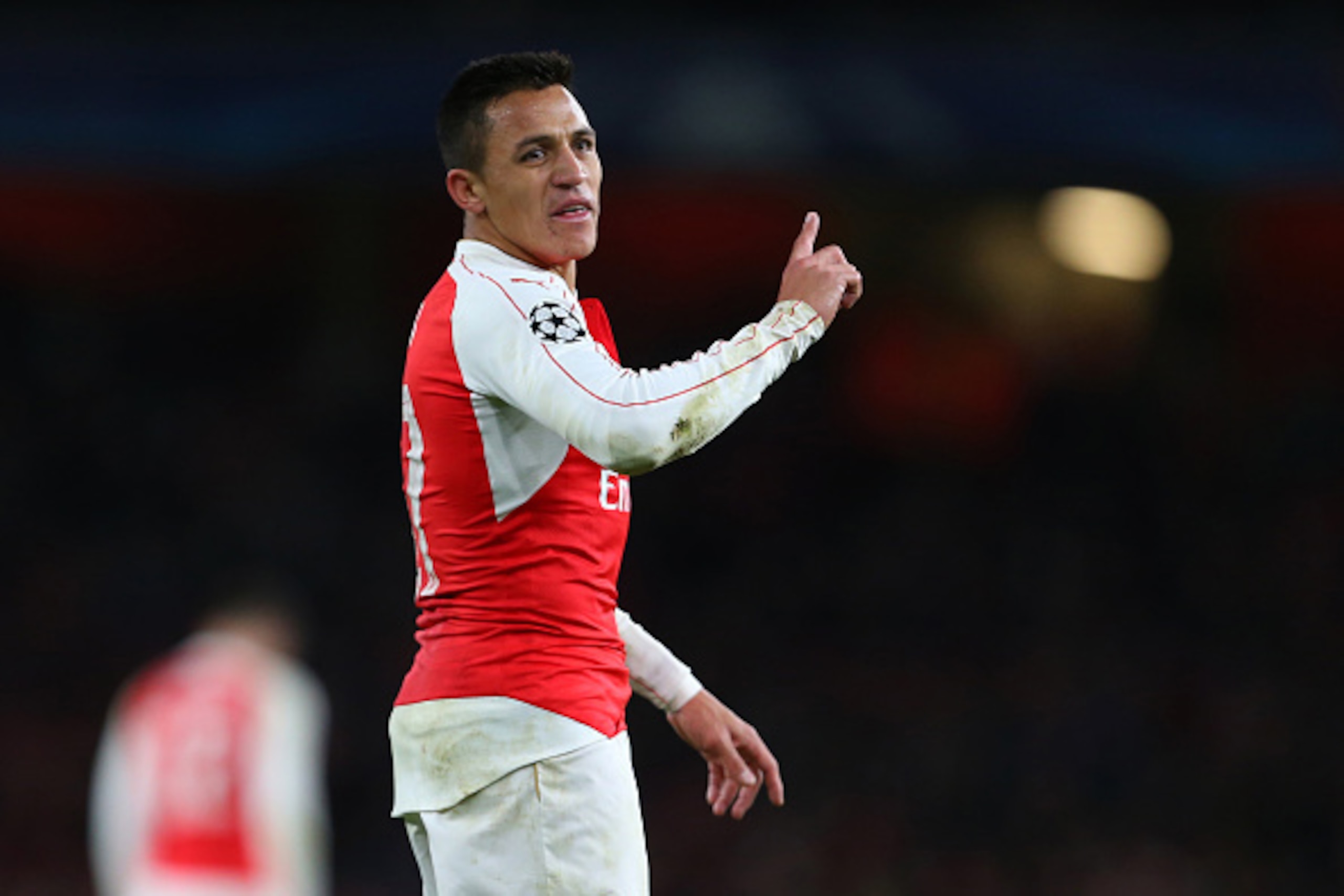 LONDON, ENGLAND - NOVEMBER 24:  Alexis Sanchez of Arsenal during the UEFA Champions League match between Arsenal and Dinamo Zagreb at the Emirates Stadium on November 24, 2015 in London, United Kingdom.  (Photo by Catherine Ivill - AMA/Getty Images)