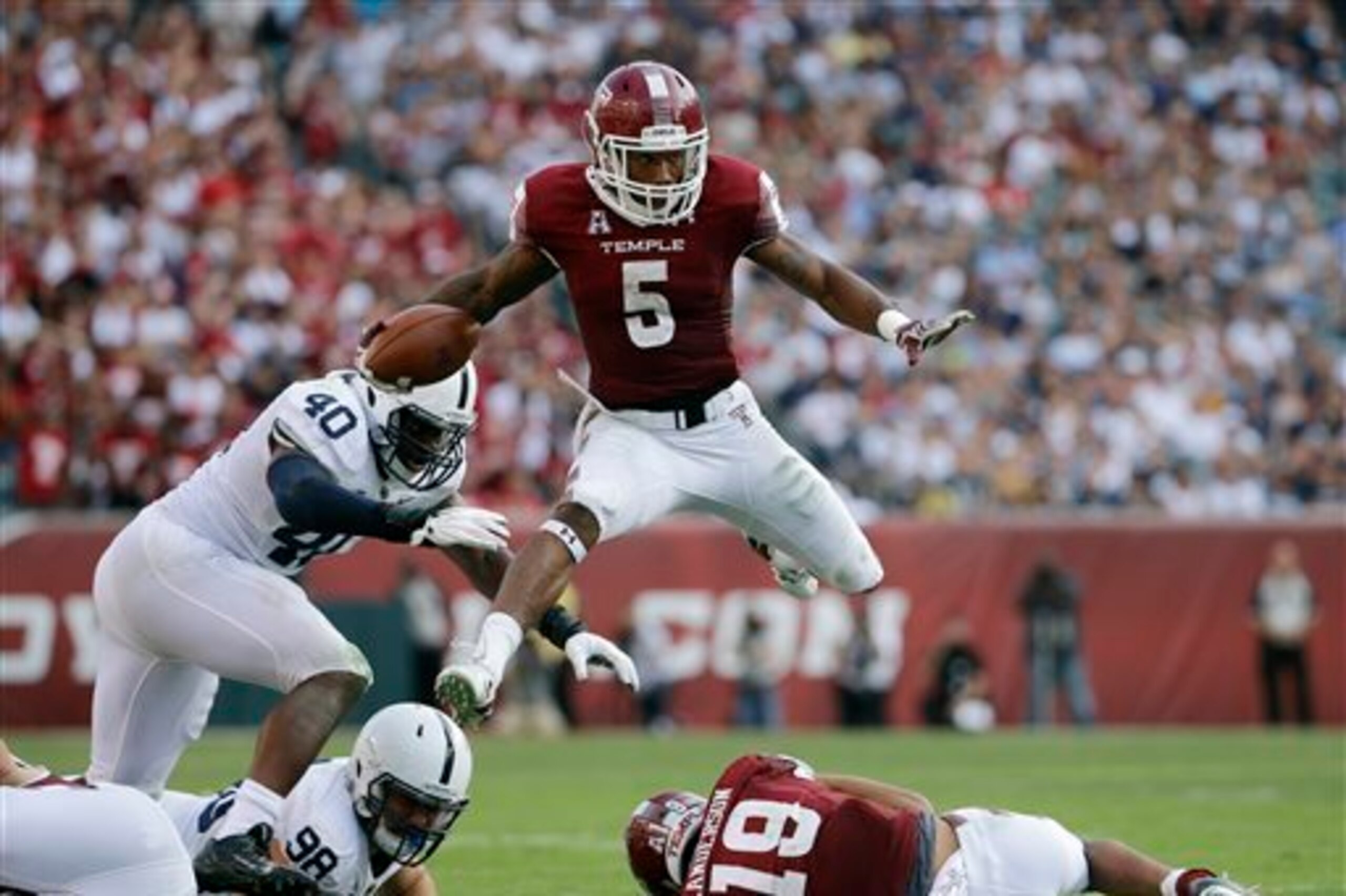 Thomas makes it easy for Temple to impose its will. Thomas makes it easy for Temple to impose its will.