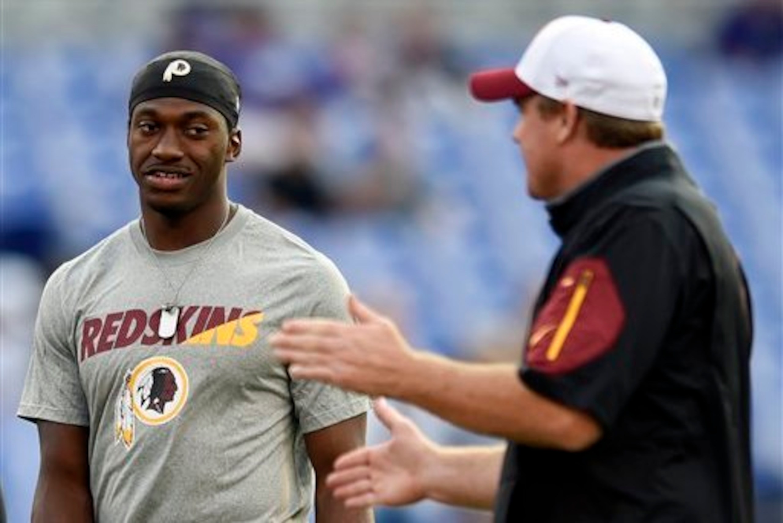 Gruden didn't want to wait for RG3 to get it. Gruden didn't want to wait for RG3 to get it.
