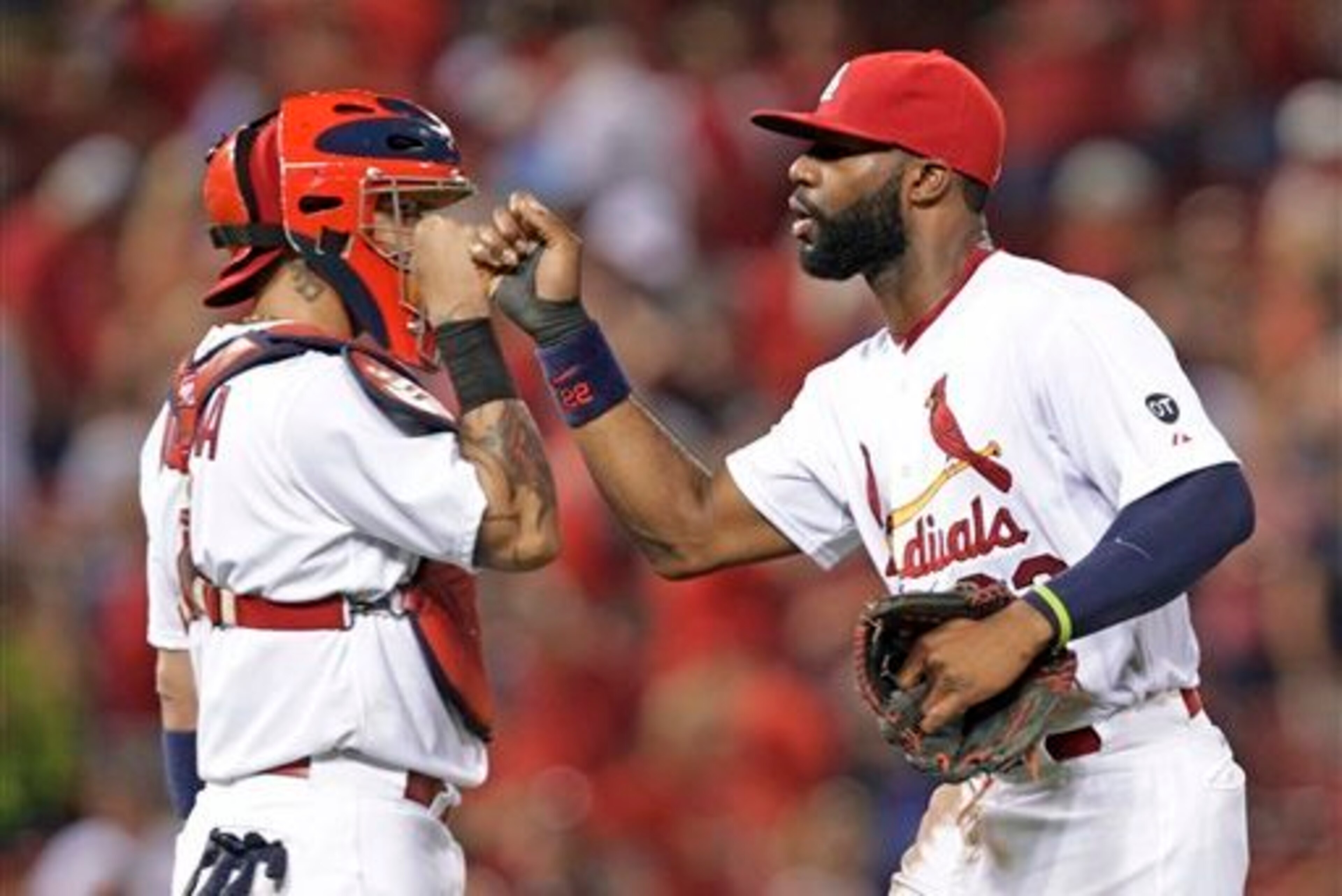 Heyward said players like Cards catcher Yadier Molina are on the downslope of their careers. Heyward said players like Cards catcher Yadier Molina are on the downslope of their careers.