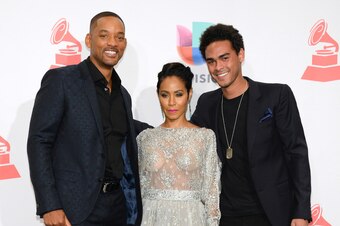 Will, Jada Pinkett and Trey Smith in 2015.