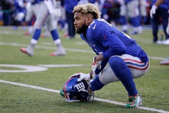 The New York Giants must keep their season alive without star receiver Odell Beckham Jr.