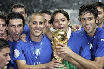 Iaquinta helped Italy win the World Cup in 2006.