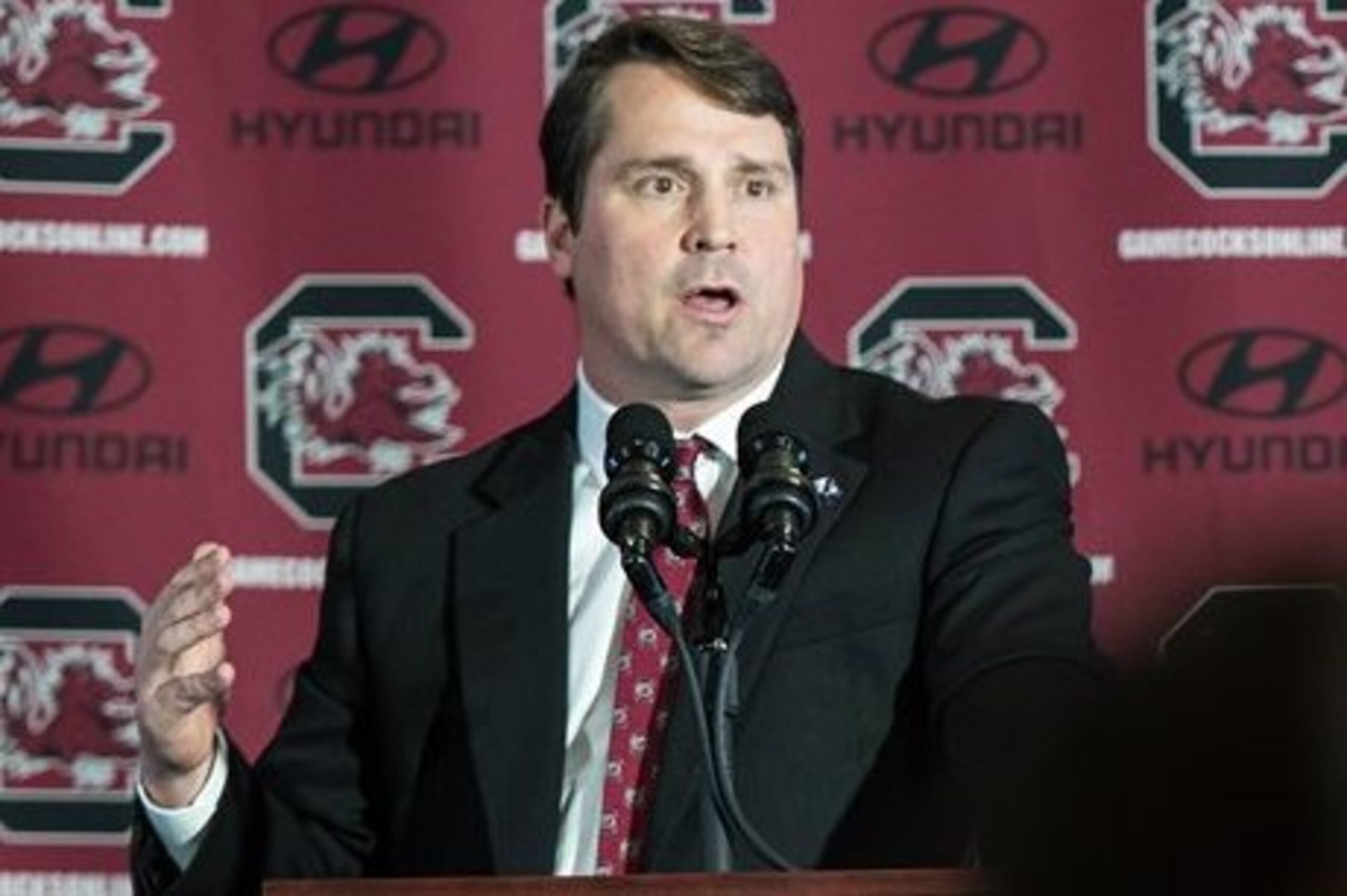South Carolina head coach Will Muschamp