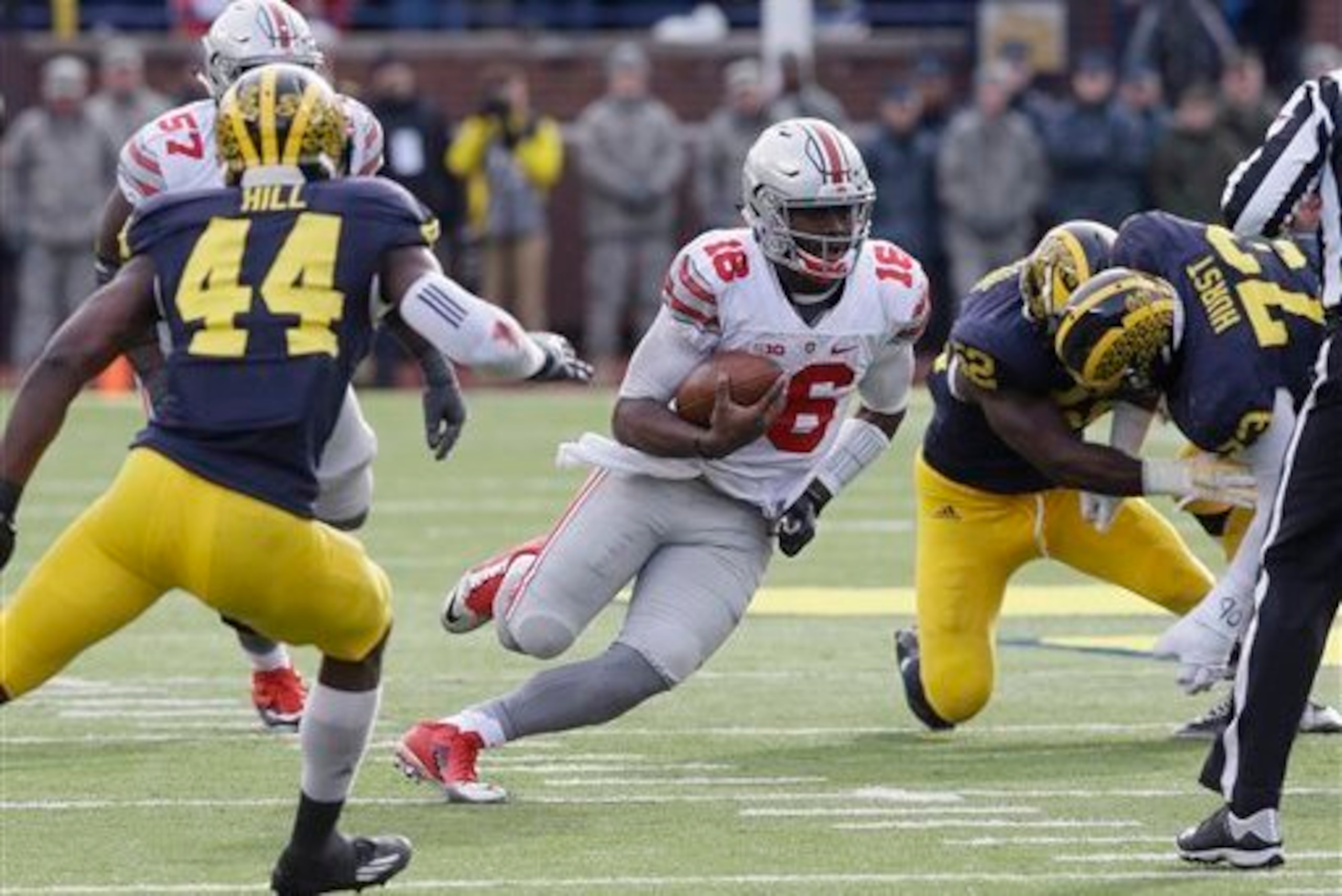 Buckeyes quarterback J.T. Barrett will be the key to replacing Ohio State's lost offensive production from 2015.
